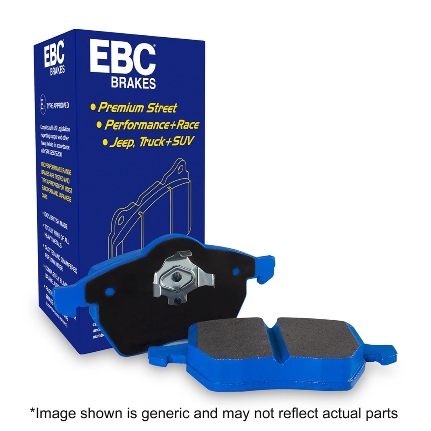 EBC Bluestuff NDX Low-Metallic Performance Brake Pads DP52315NDX