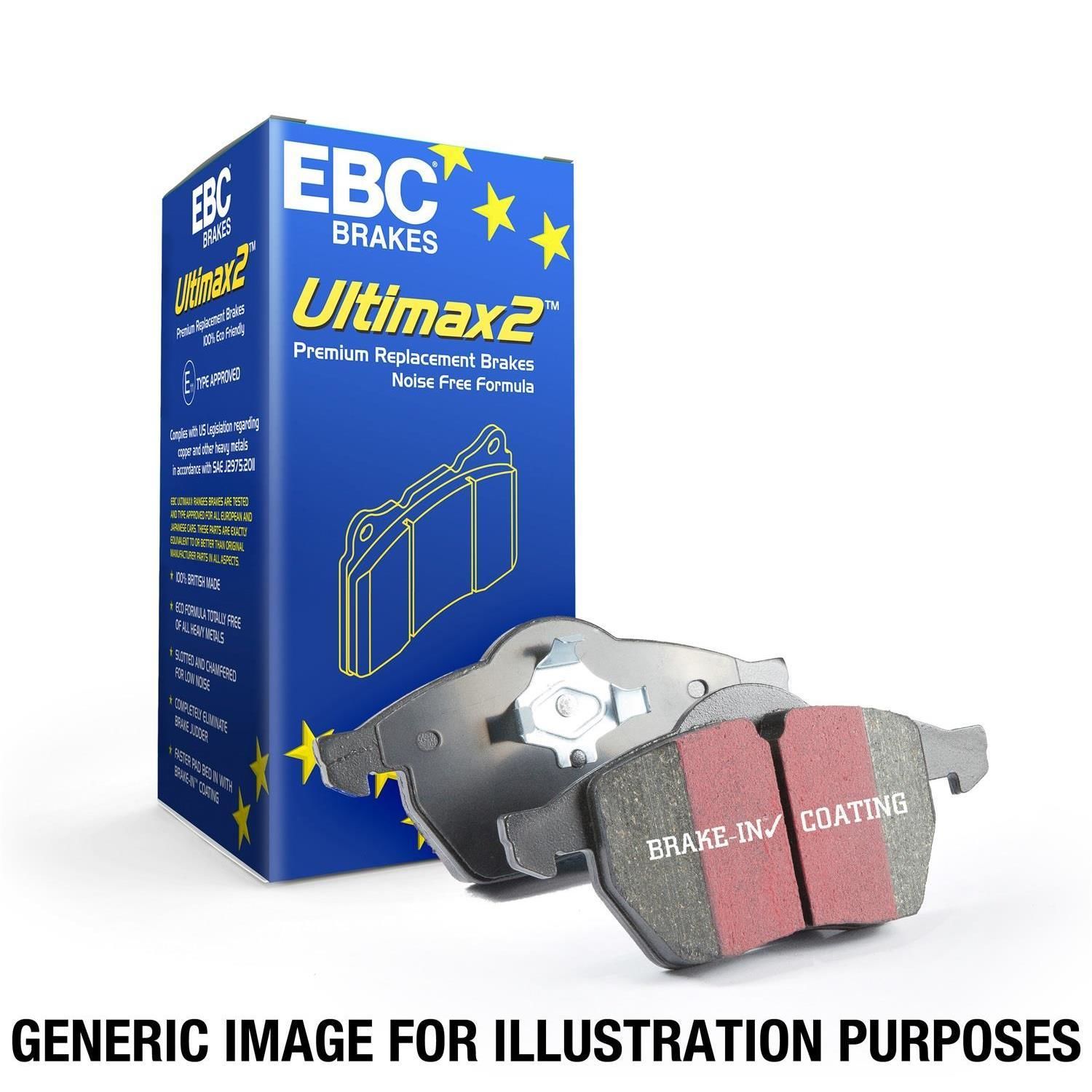 EBC Ultimax Organic Performance Brake Pads UD052 | AutoZone