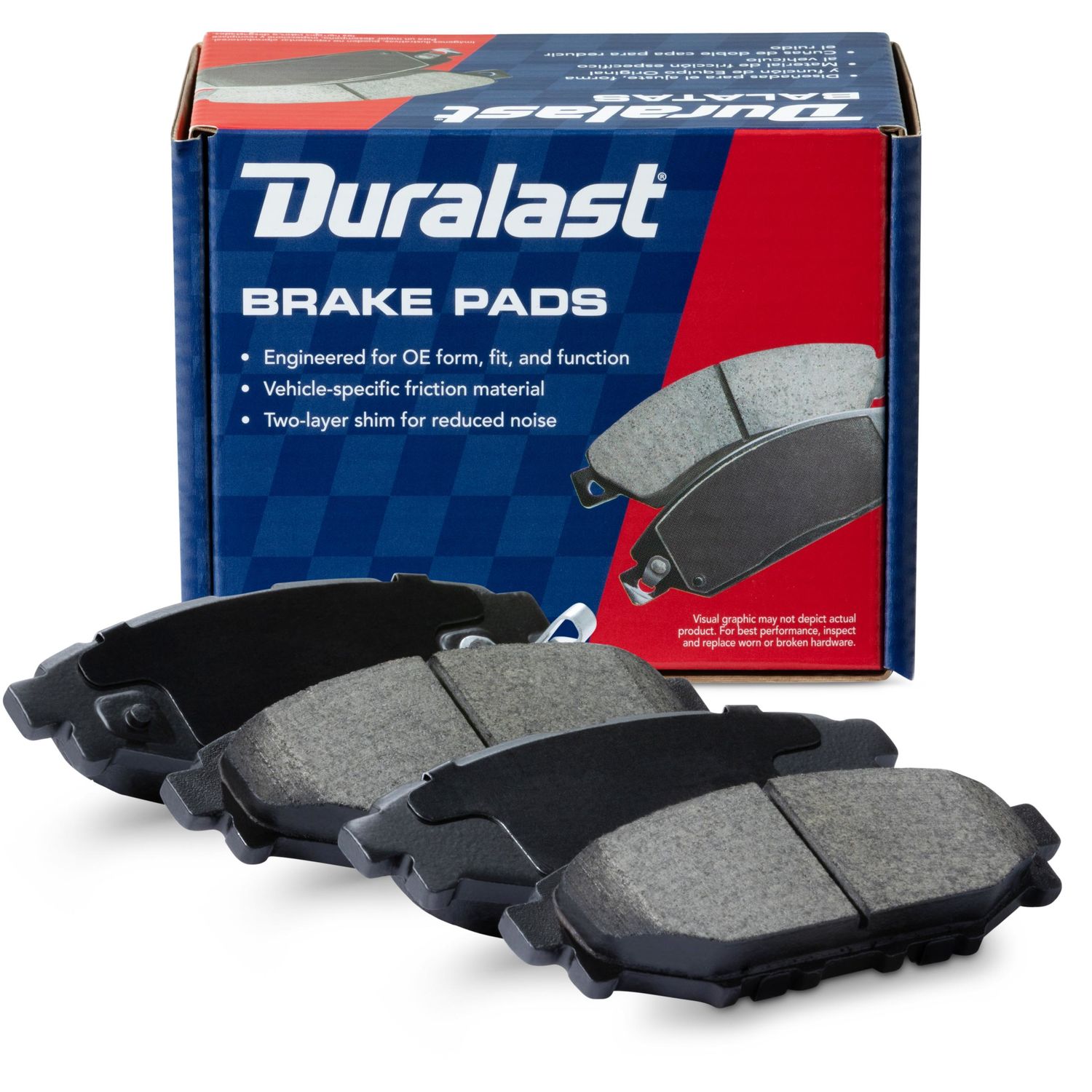 Duralast Ceramic Brake Pads D1114 for Audi A4