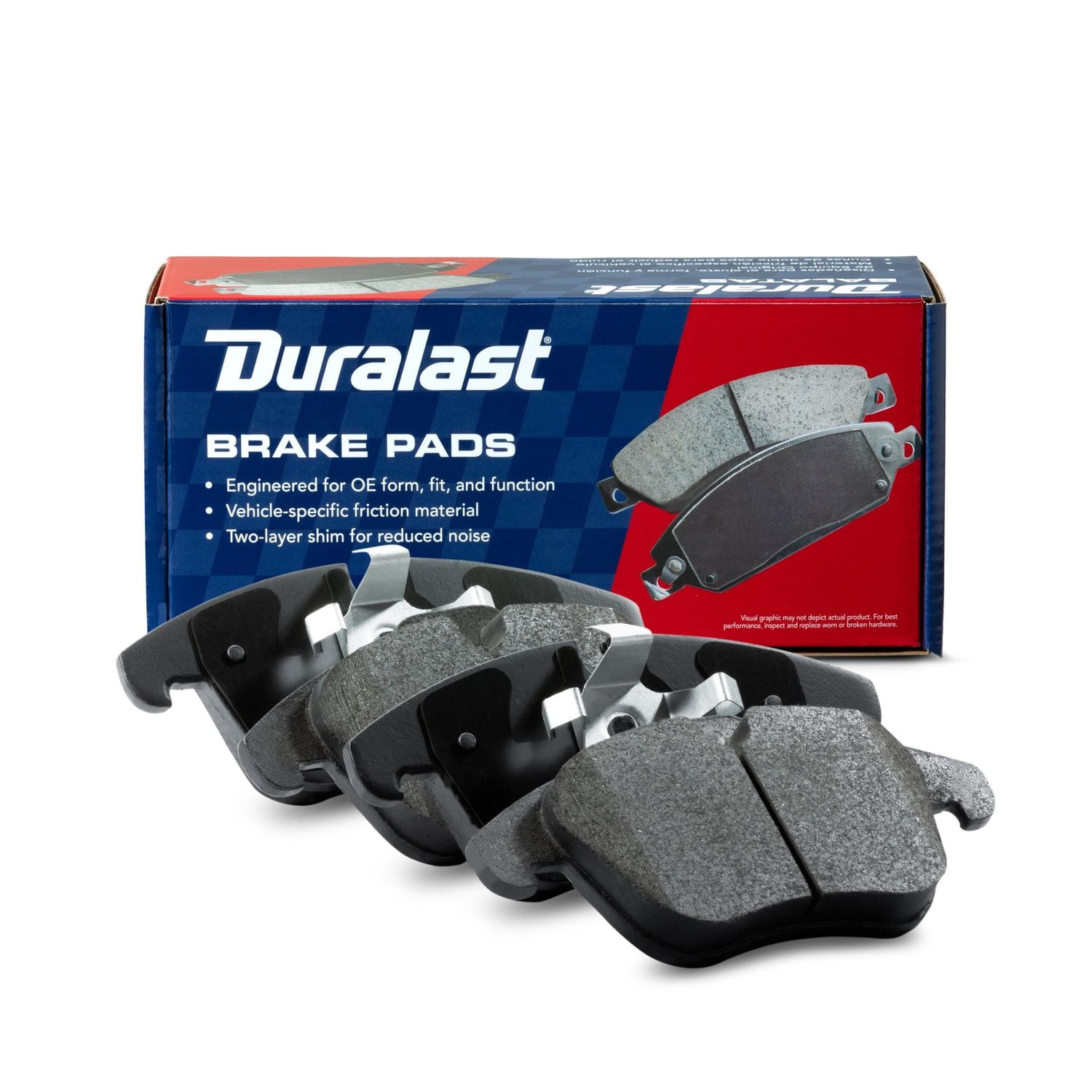 Duralast Ceramic Brake Pads D1241 for Jaguar XF
