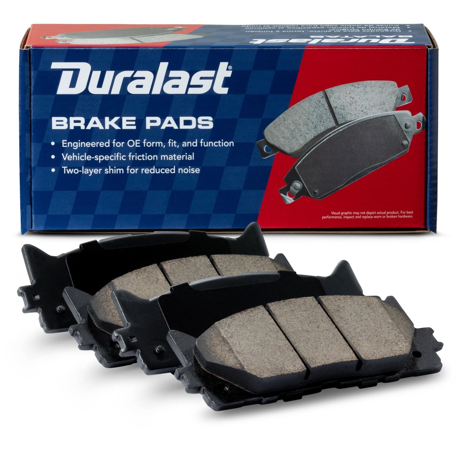 Duralast Ceramic Brake Pads D1293 for Audi A4