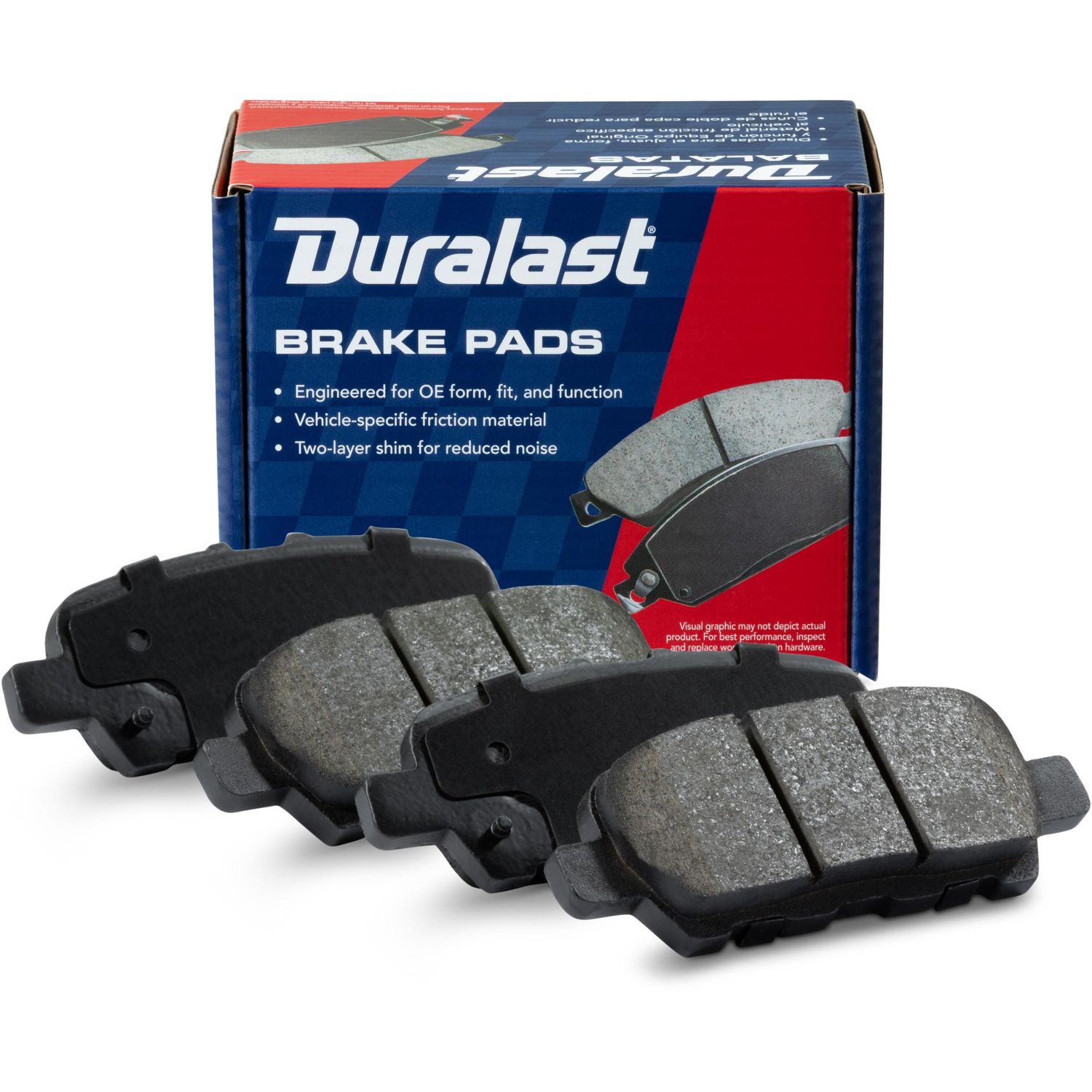 Duralast Ceramic Brake Pads D1393 for Audi A4