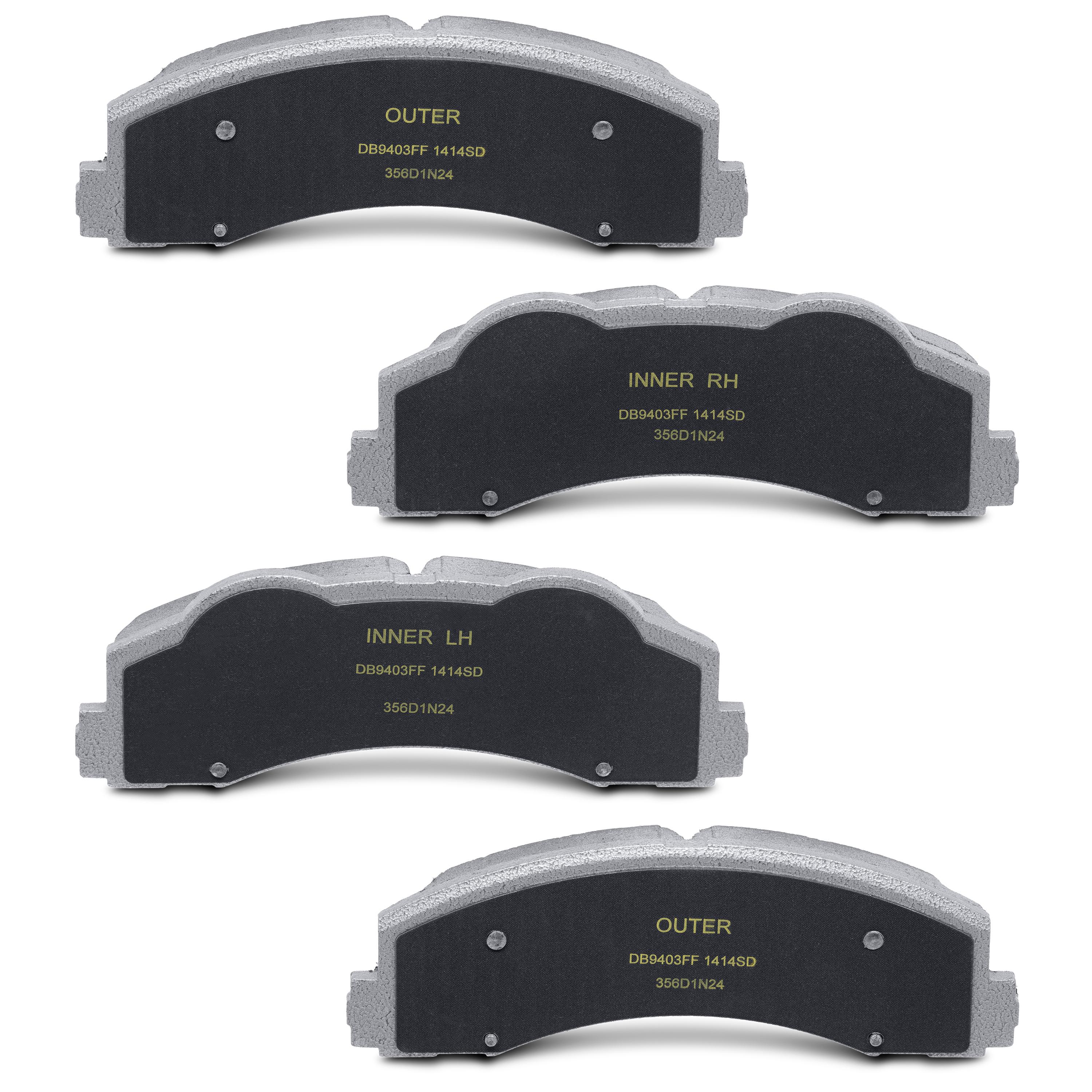 Duralast Severe Duty Semi-metallic Brake Pads D1414SD | AutoZone