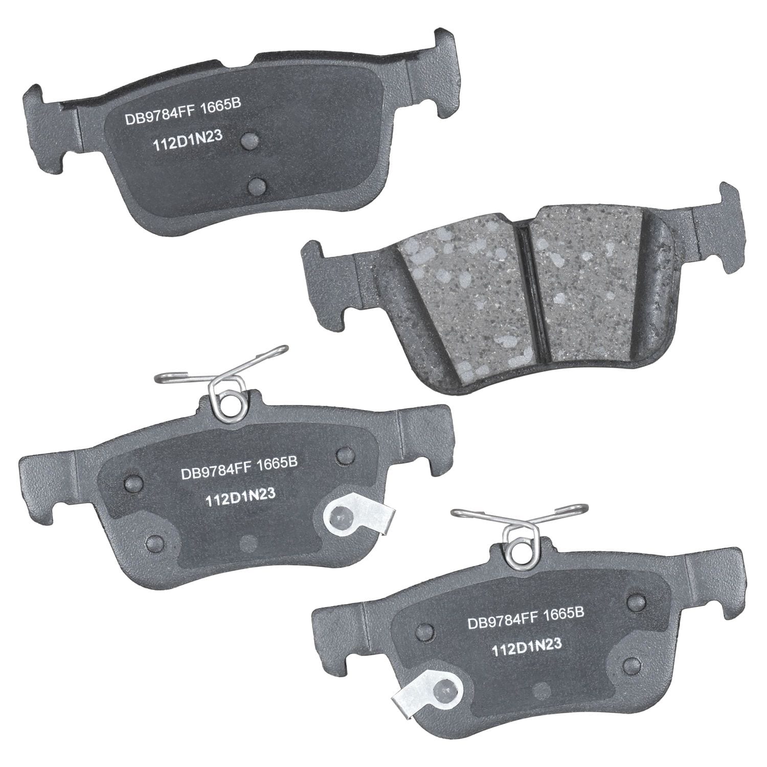 Duralast Ceramic Brake Pads D1665B for Dodge D400