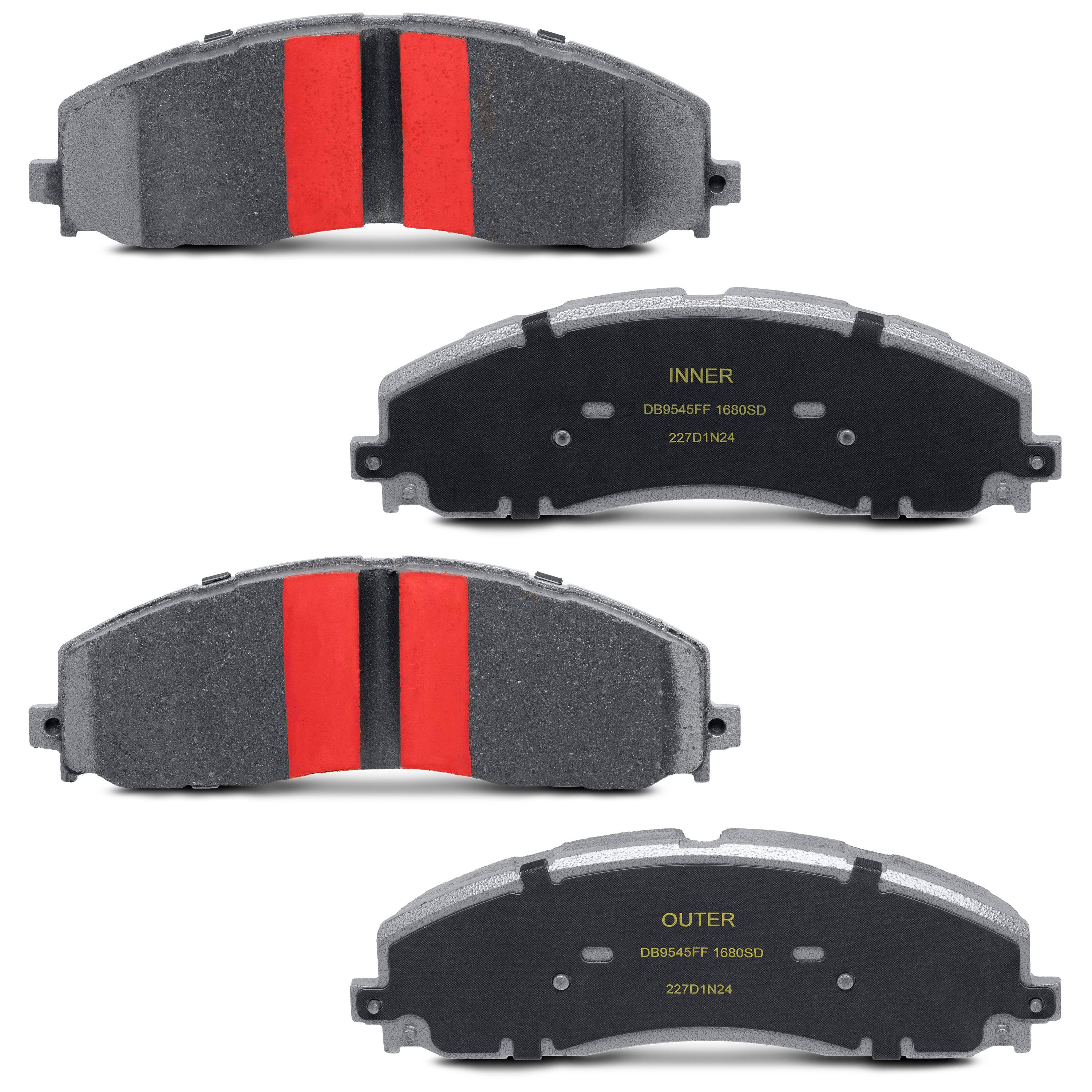 Duralast Severe Duty Semi-Metallic Premium Brake Pads D1680SD