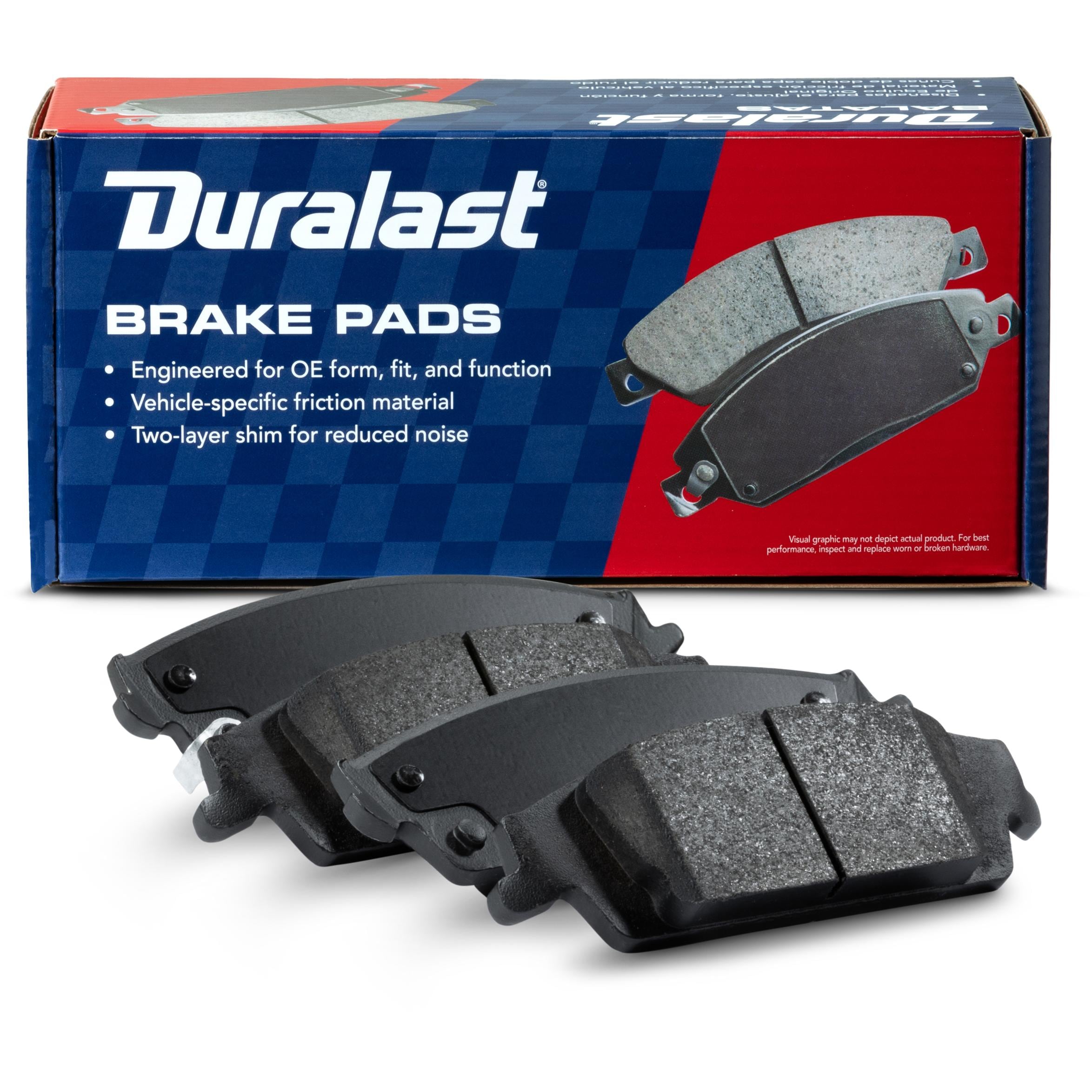 Duralast Semi-metallic Brake Pads D1707 for Audi A4