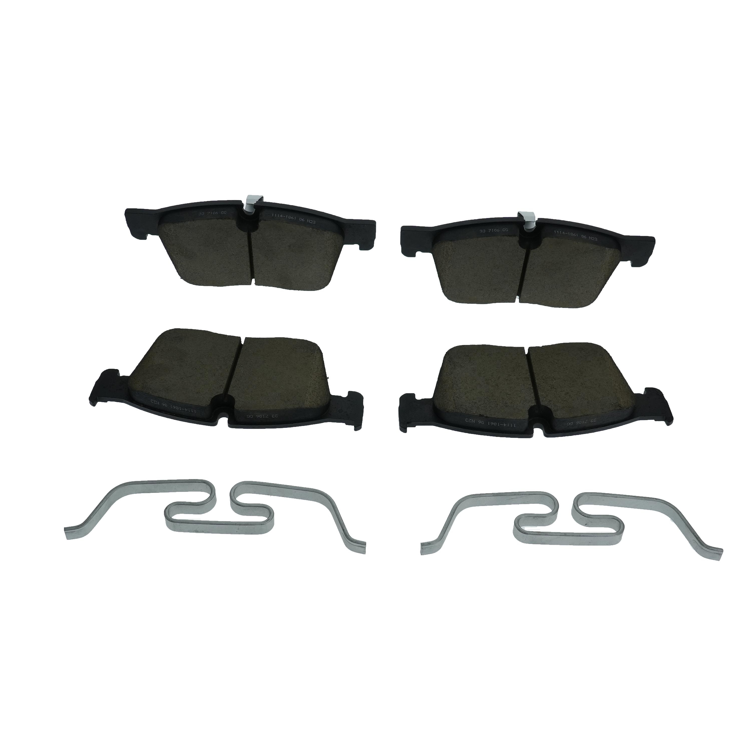 Duralast Ceramic Brake Pads D1861 for Jaguar XF