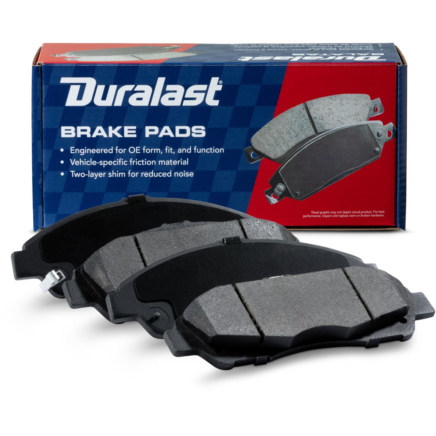 Duralast Ceramic Brake Pads D1896