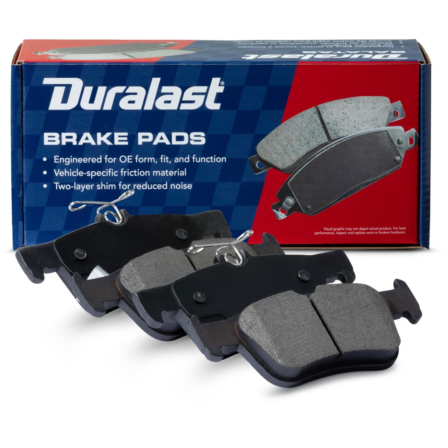 Duralast Ceramic Brake Pads D2102 | AutoZone