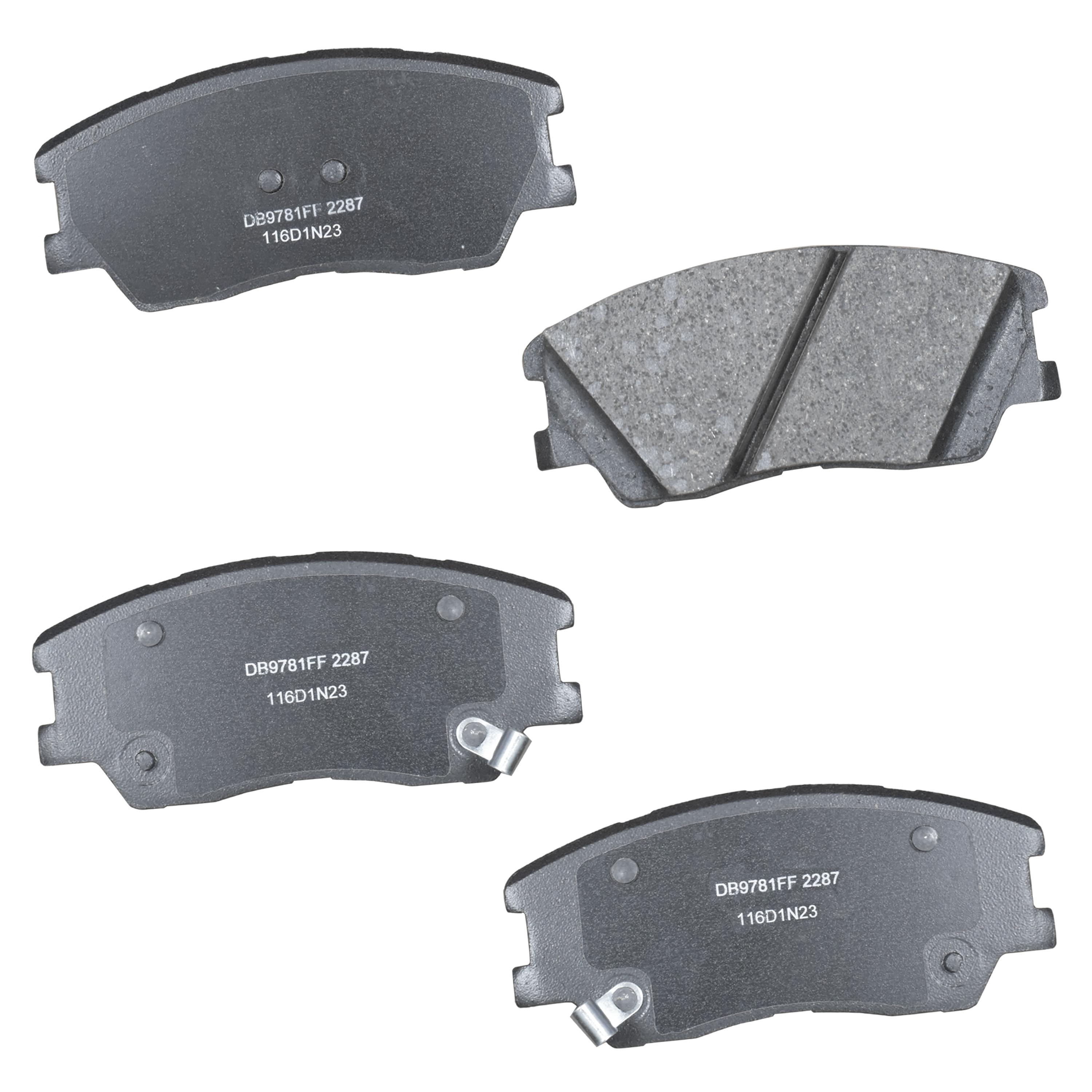 Duralast Ceramic Disc Brake Pads D2287 for Dodge D400
