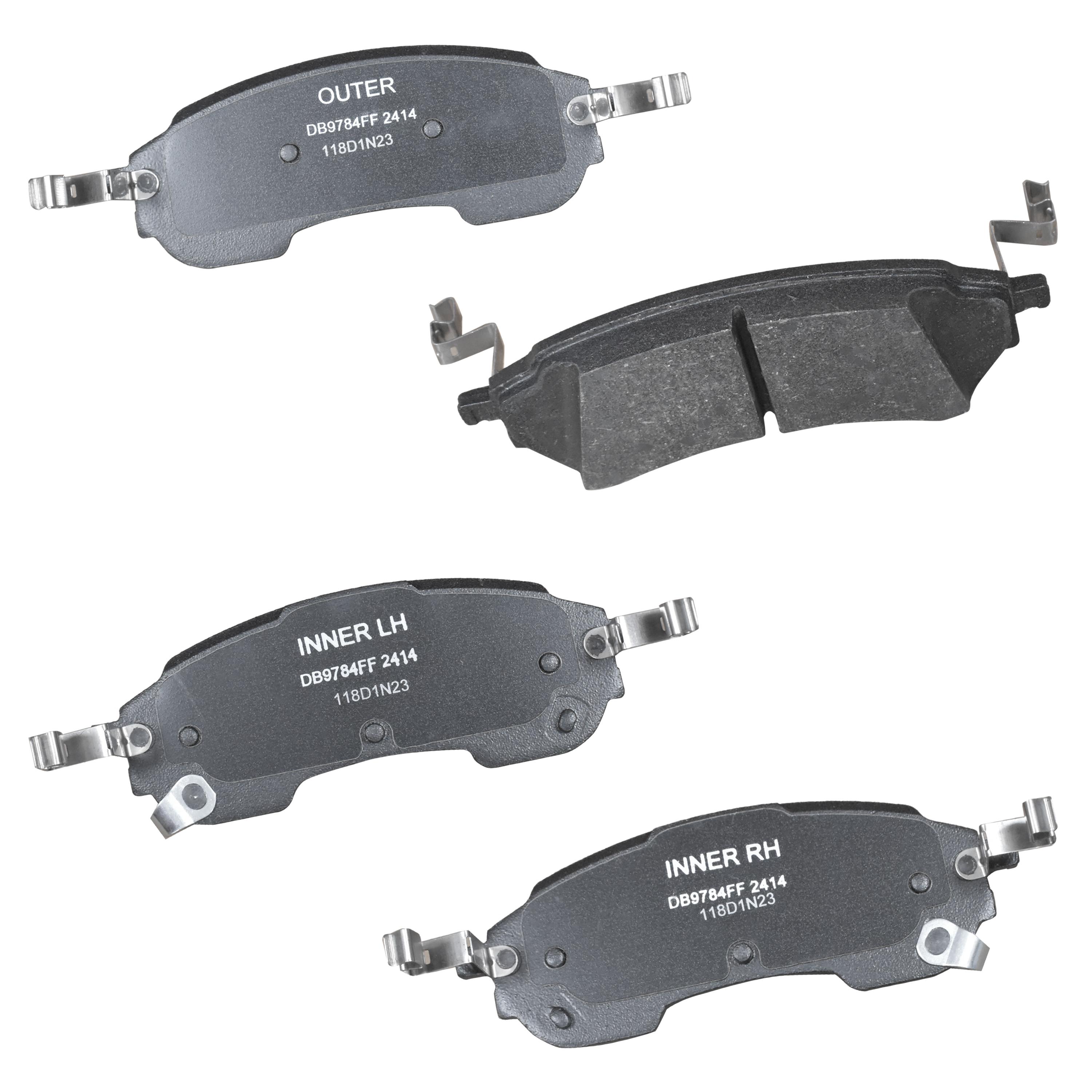 Duralast Ceramic Disc Brake Pad Set D2414 | AutoZone