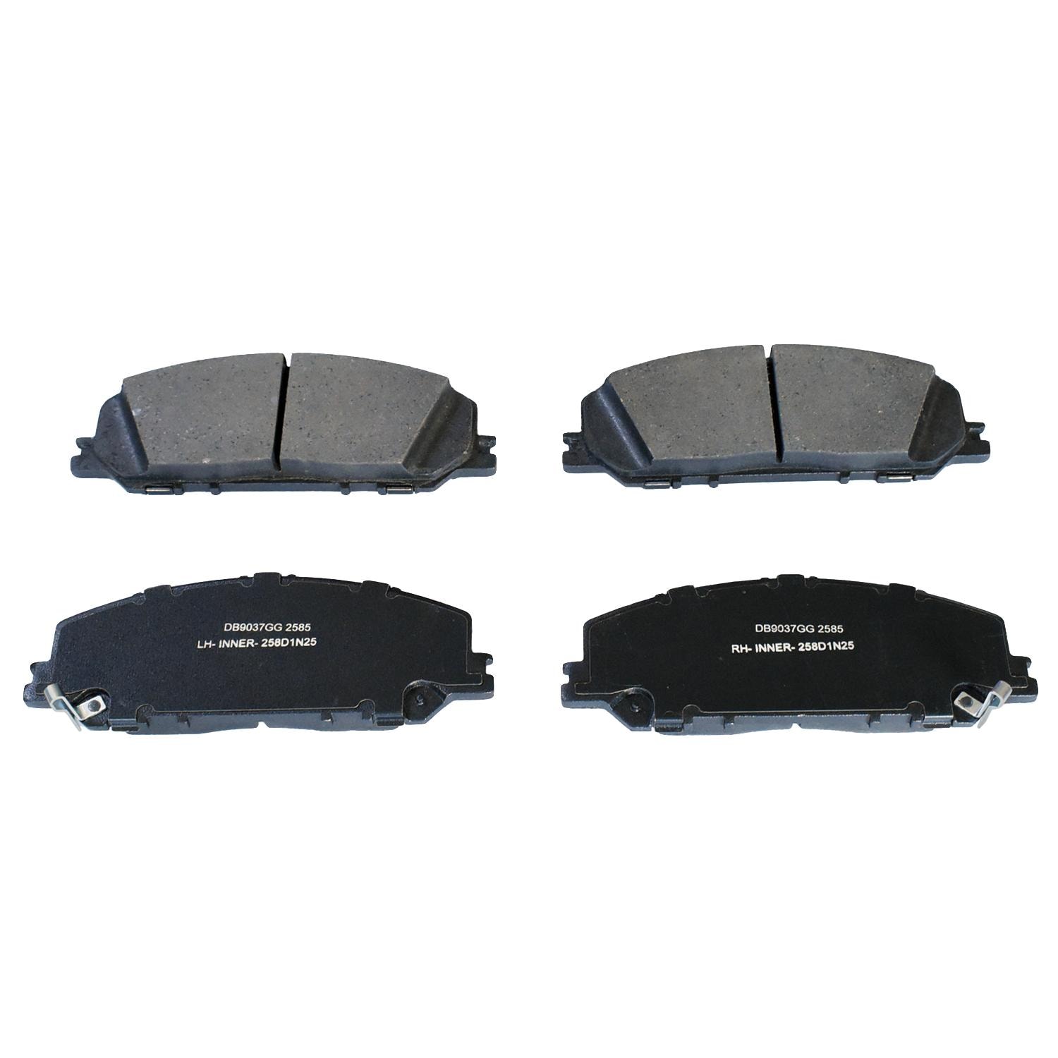Duralast Ceramic Brake Pads D2585 | AutoZone