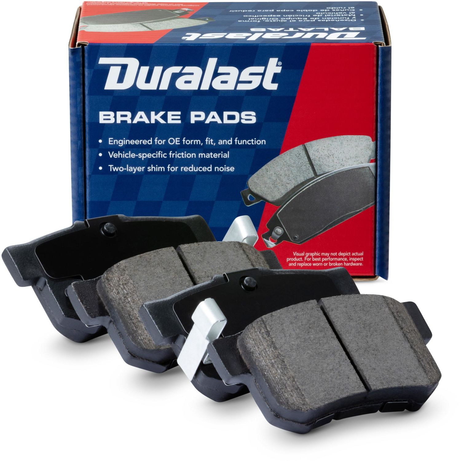 Duralast Ceramic Brake Pads D537 for Audi A4