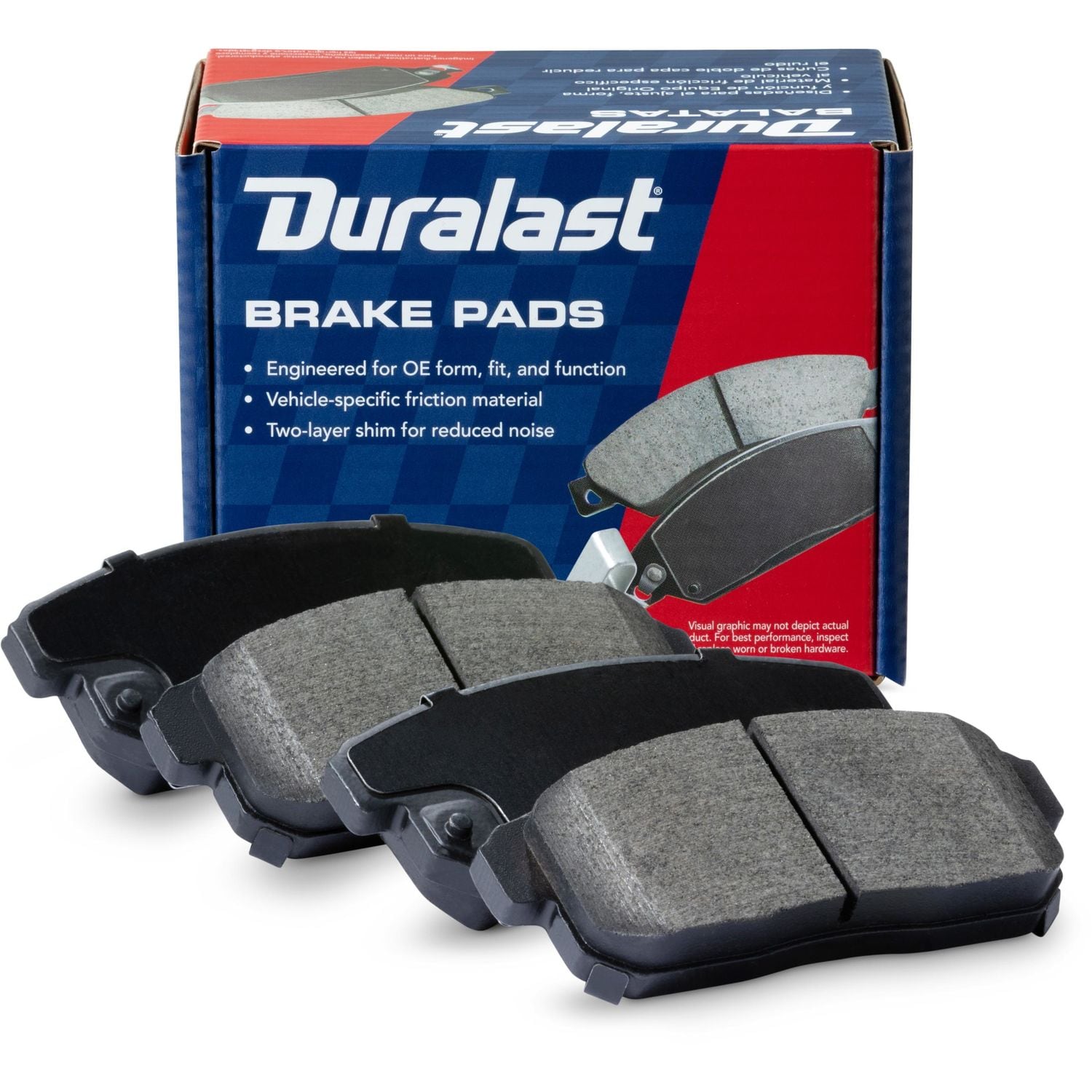 Duralast Ceramic Brake Pads D900 | AutoZone