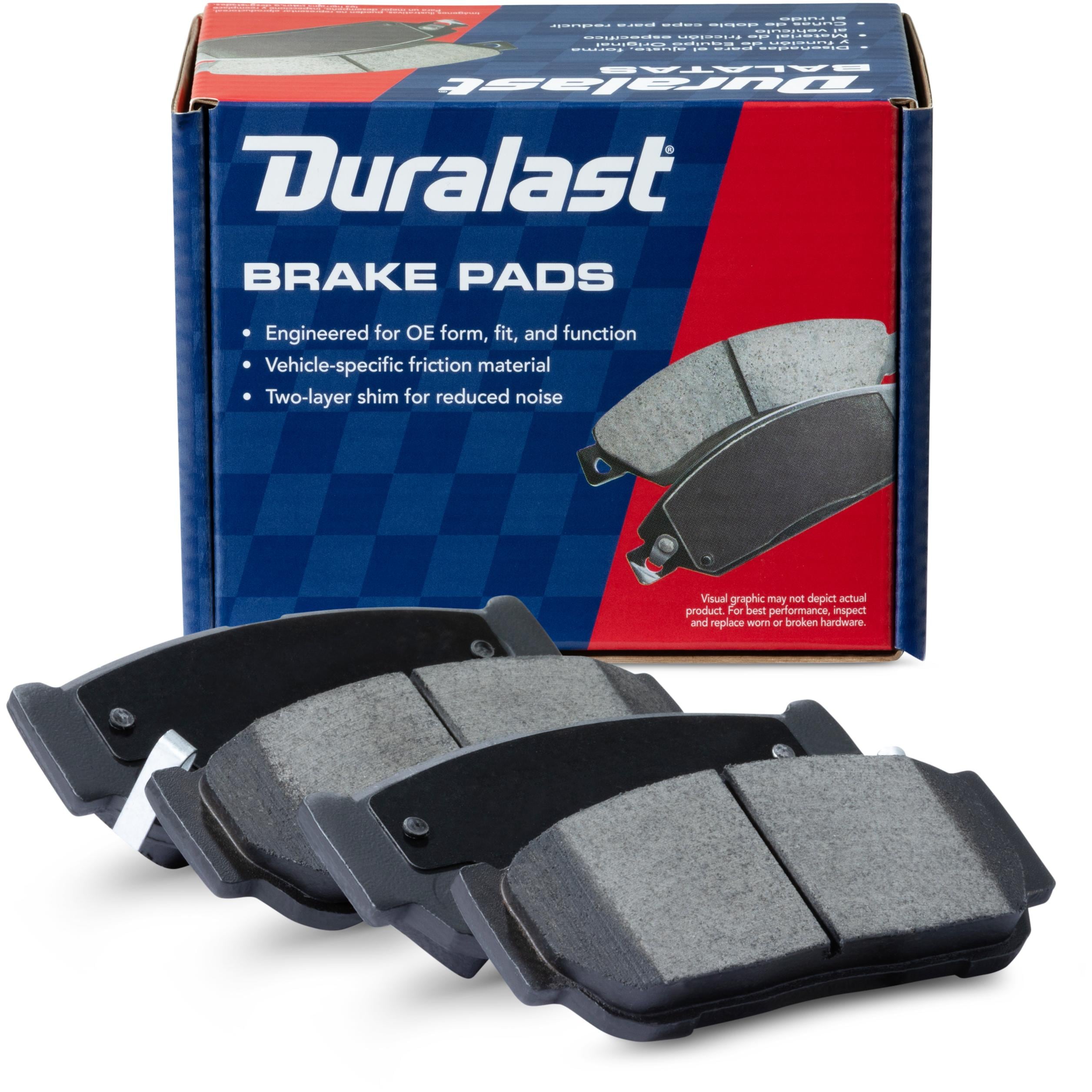 Duralast Ceramic Brake Pads D954 | AutoZone