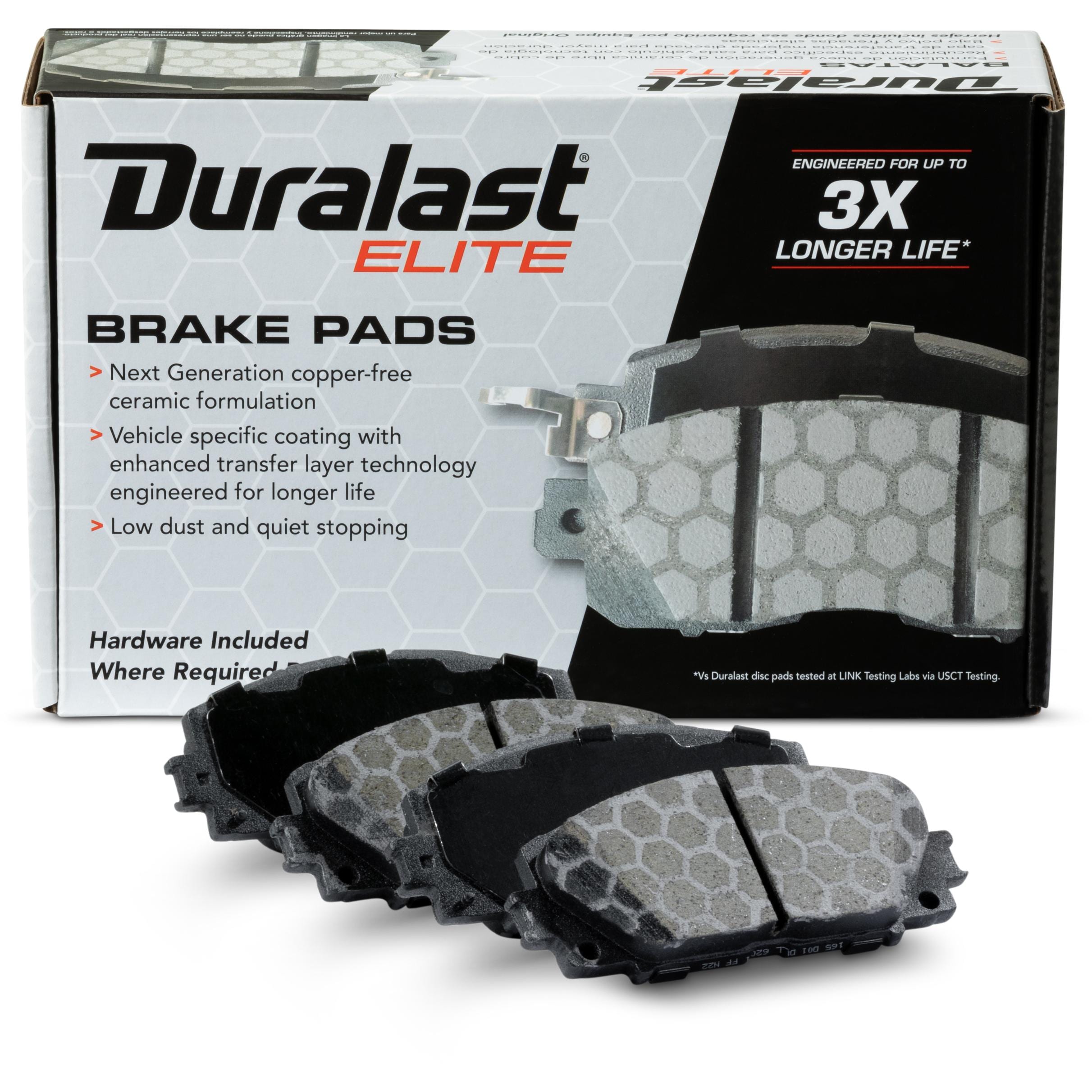 Duralast Elite Ceramic Premium Brake Pads DE1184A | AutoZone