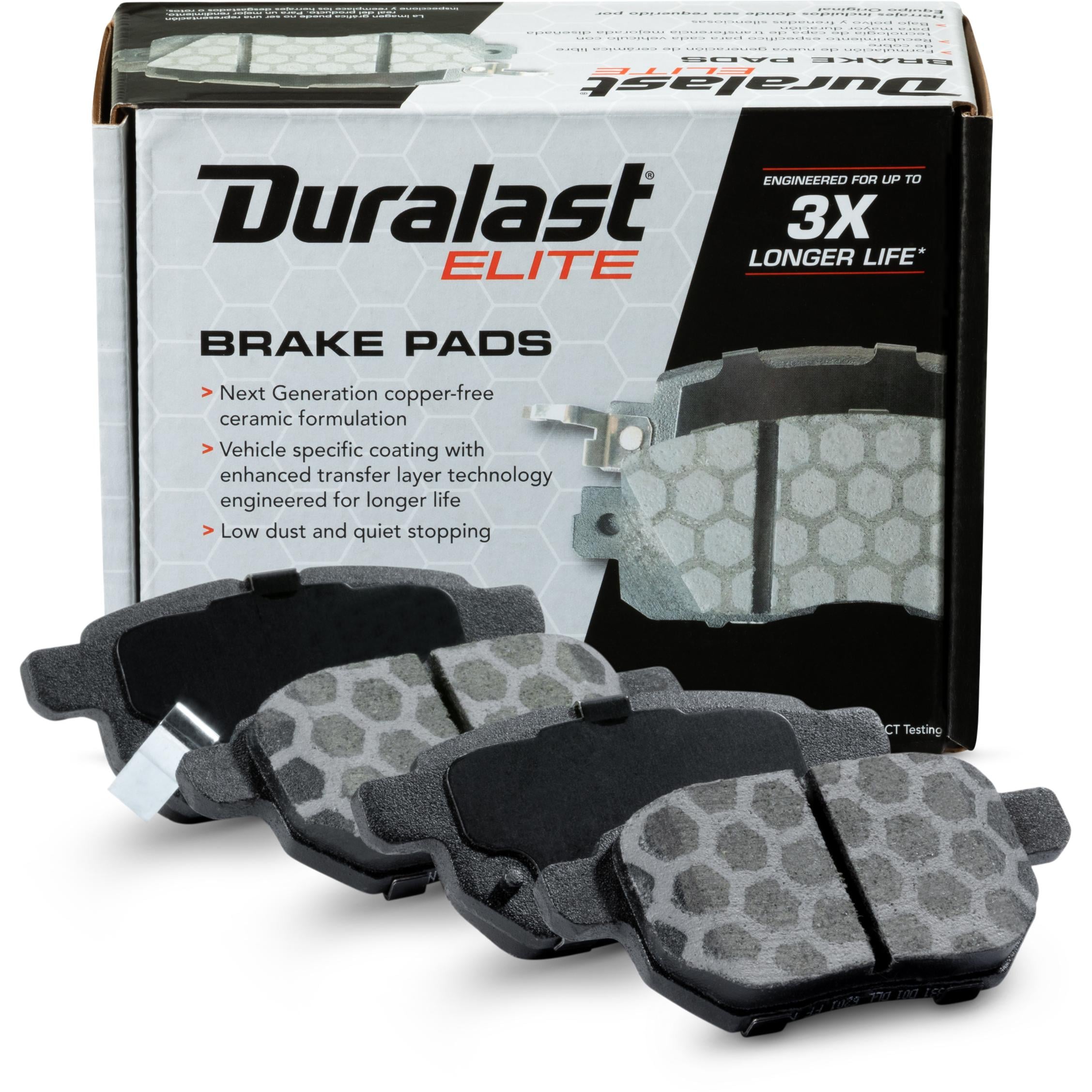 Duralast Elite Ceramic Premium Brake Pads DE1354 | AutoZone