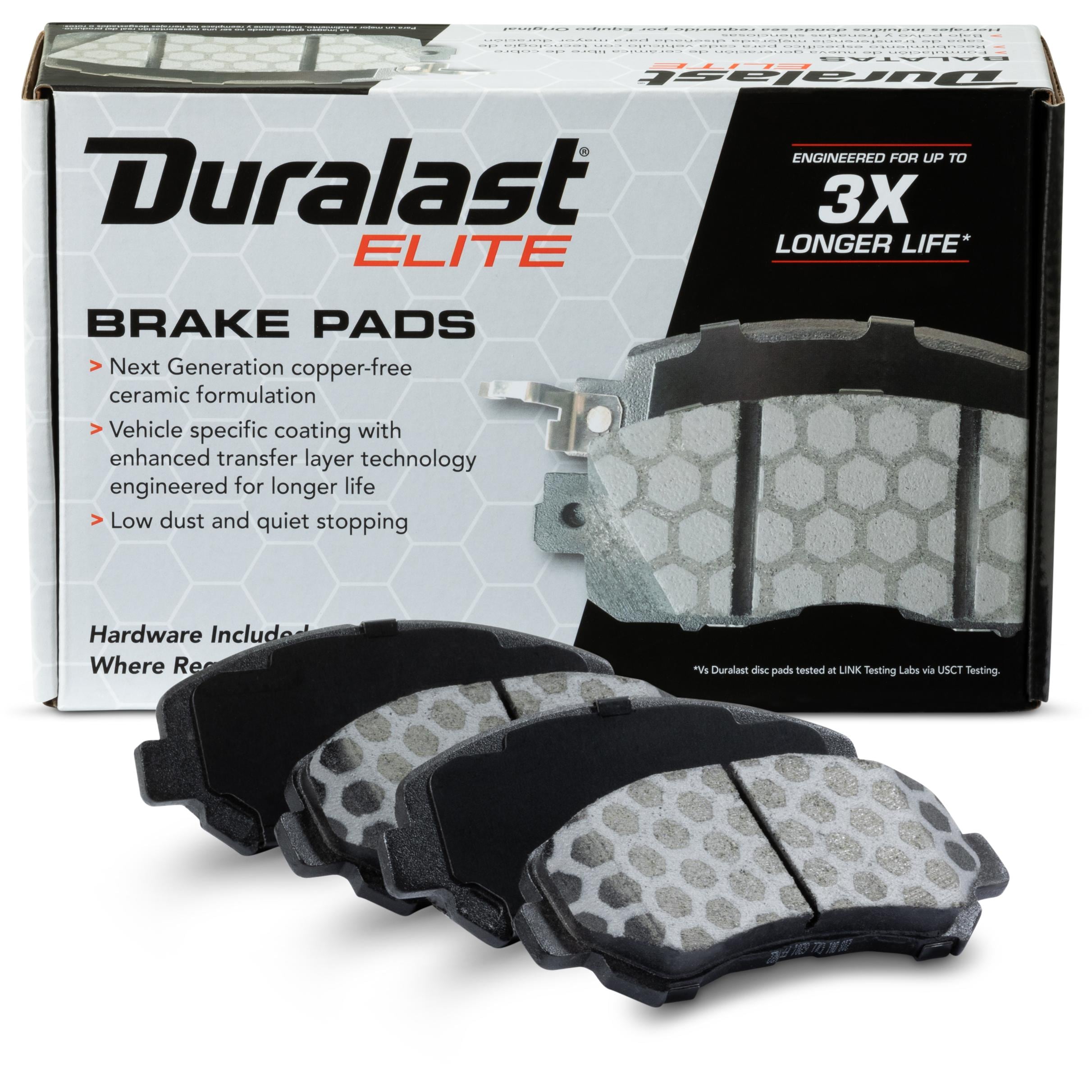 Duralast Elite Ceramic Premium Brake Pads DE1374 for Nissan Sentra
