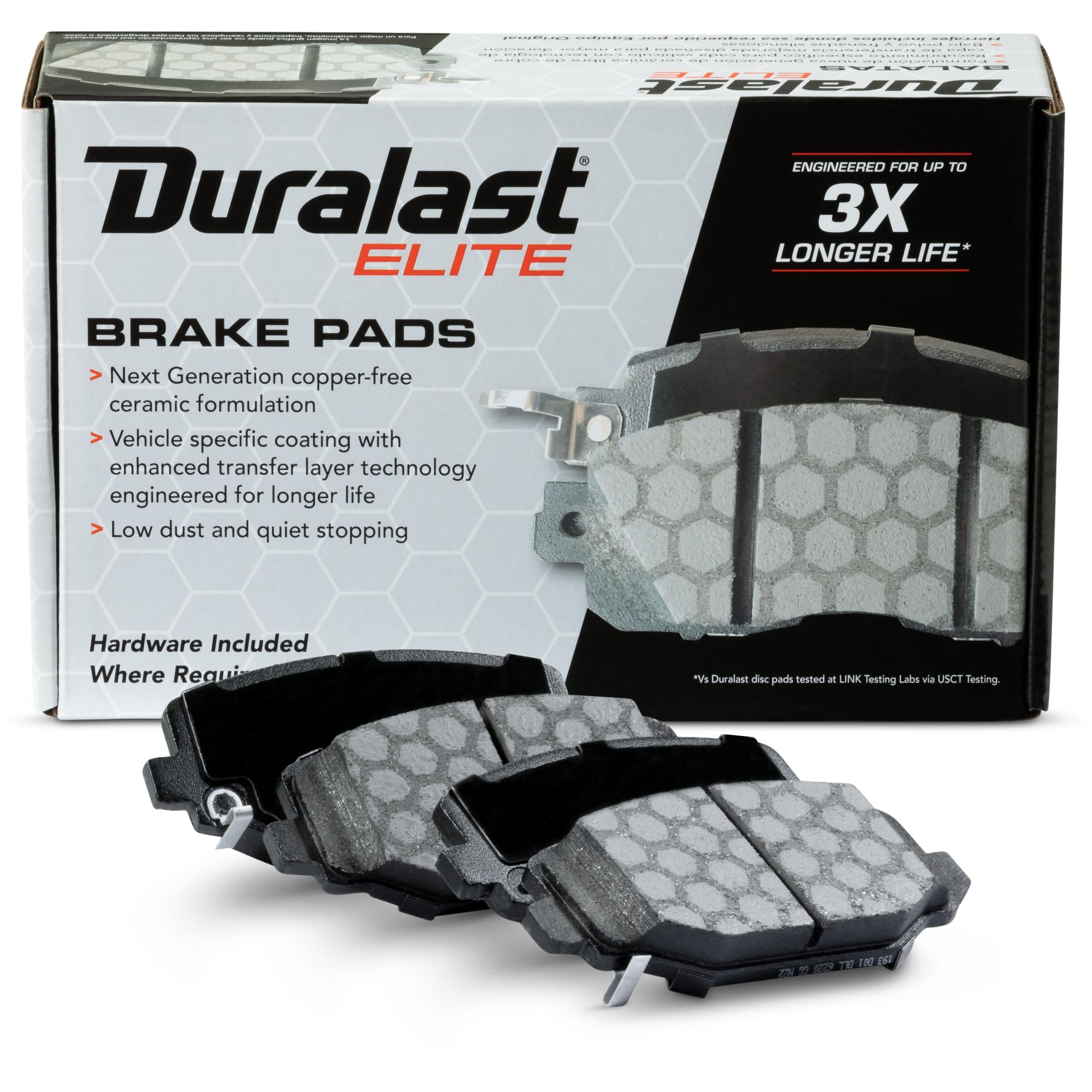 Duralast Elite Ceramic Premium Brake Pads DE1596 | AutoZone