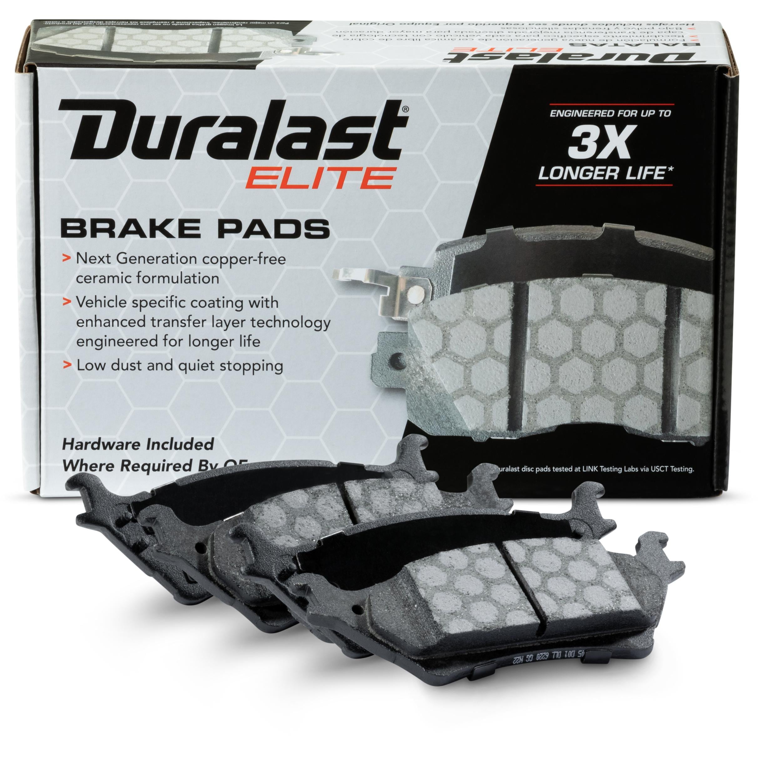Duralast Elite Ceramic Premium Brake Pads DE1602 | AutoZone