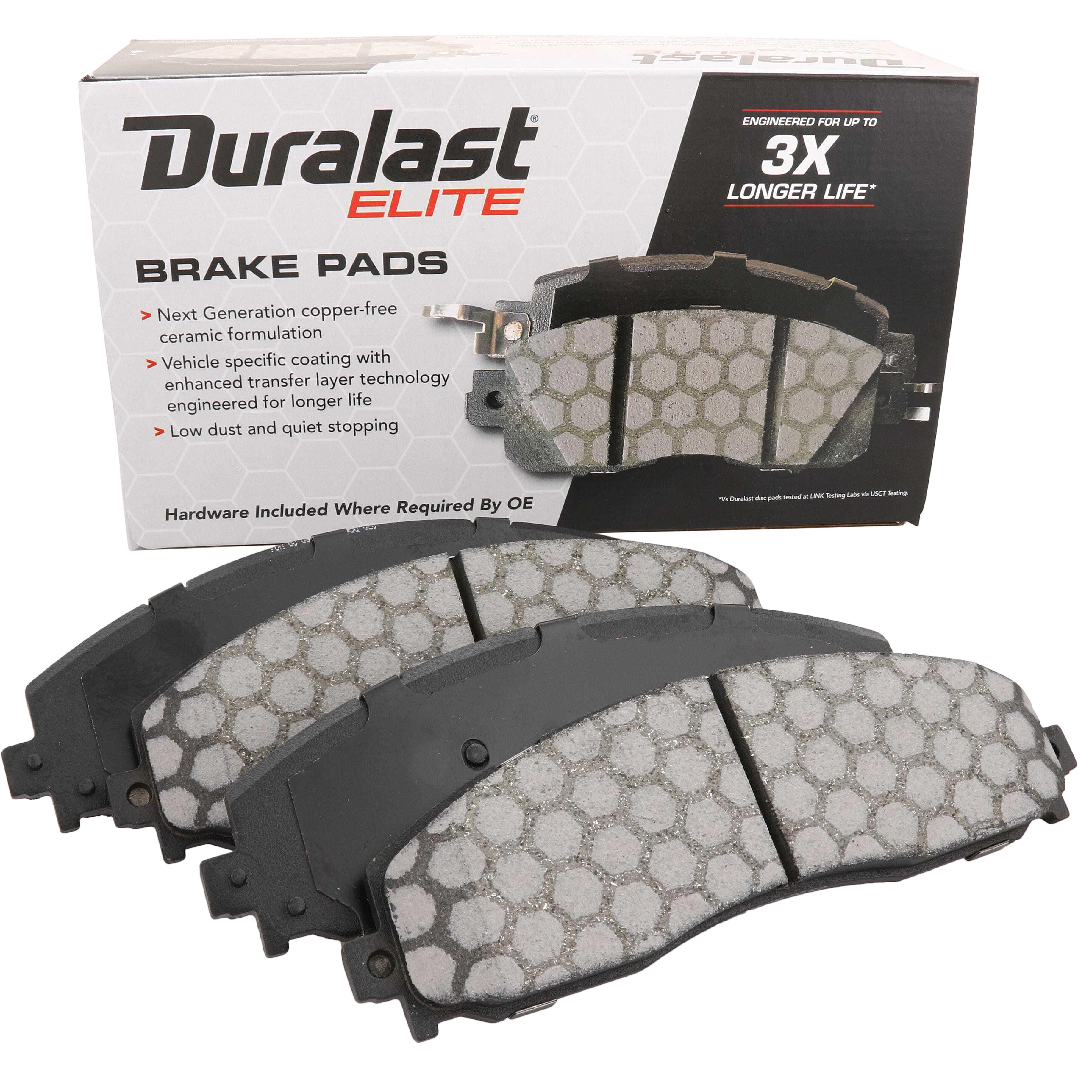 Duralast Elite Ceramic Premium Brake Pads DE1691 | AutoZone