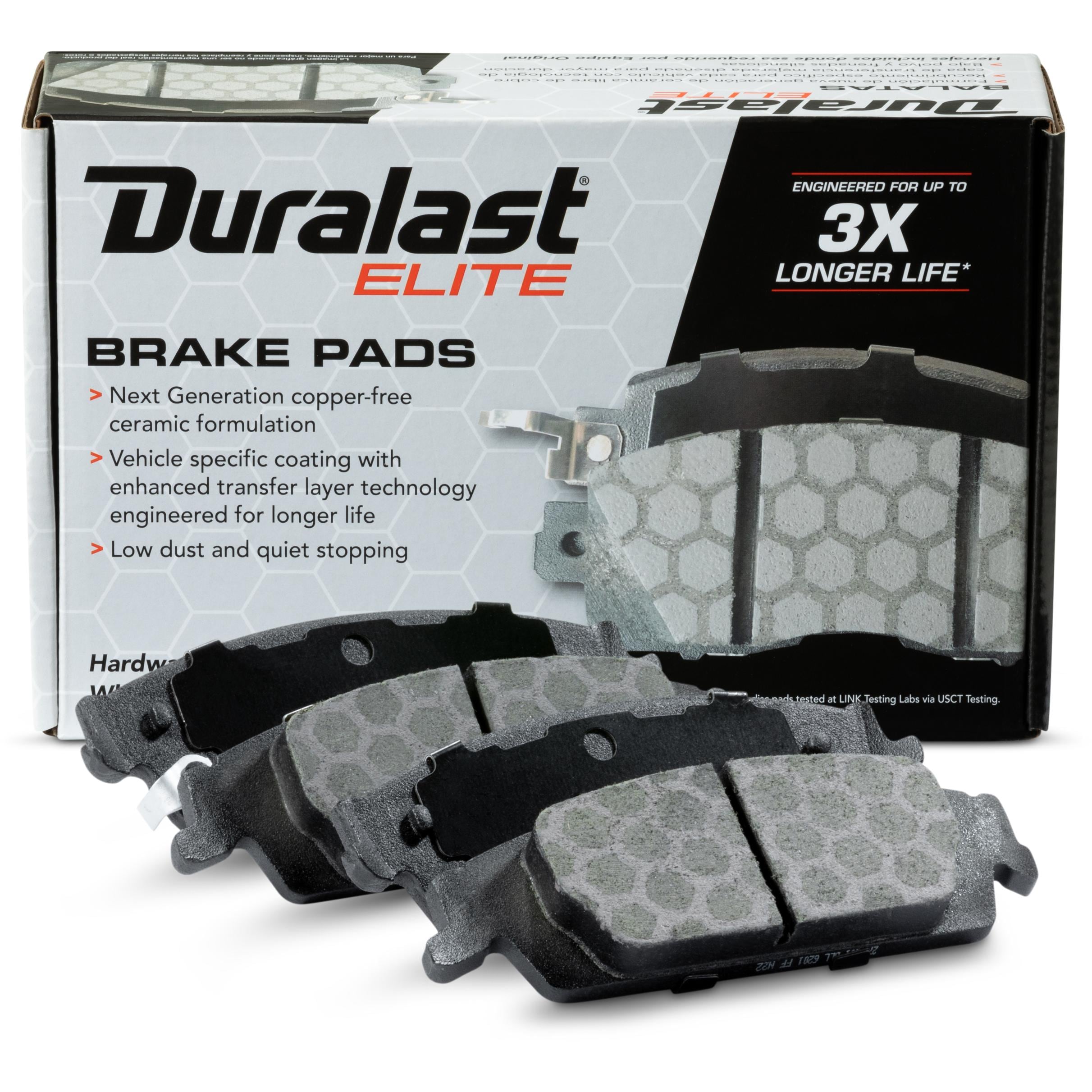 Duralast Elite Ceramic Premium Brake Pads DE1707 | AutoZone