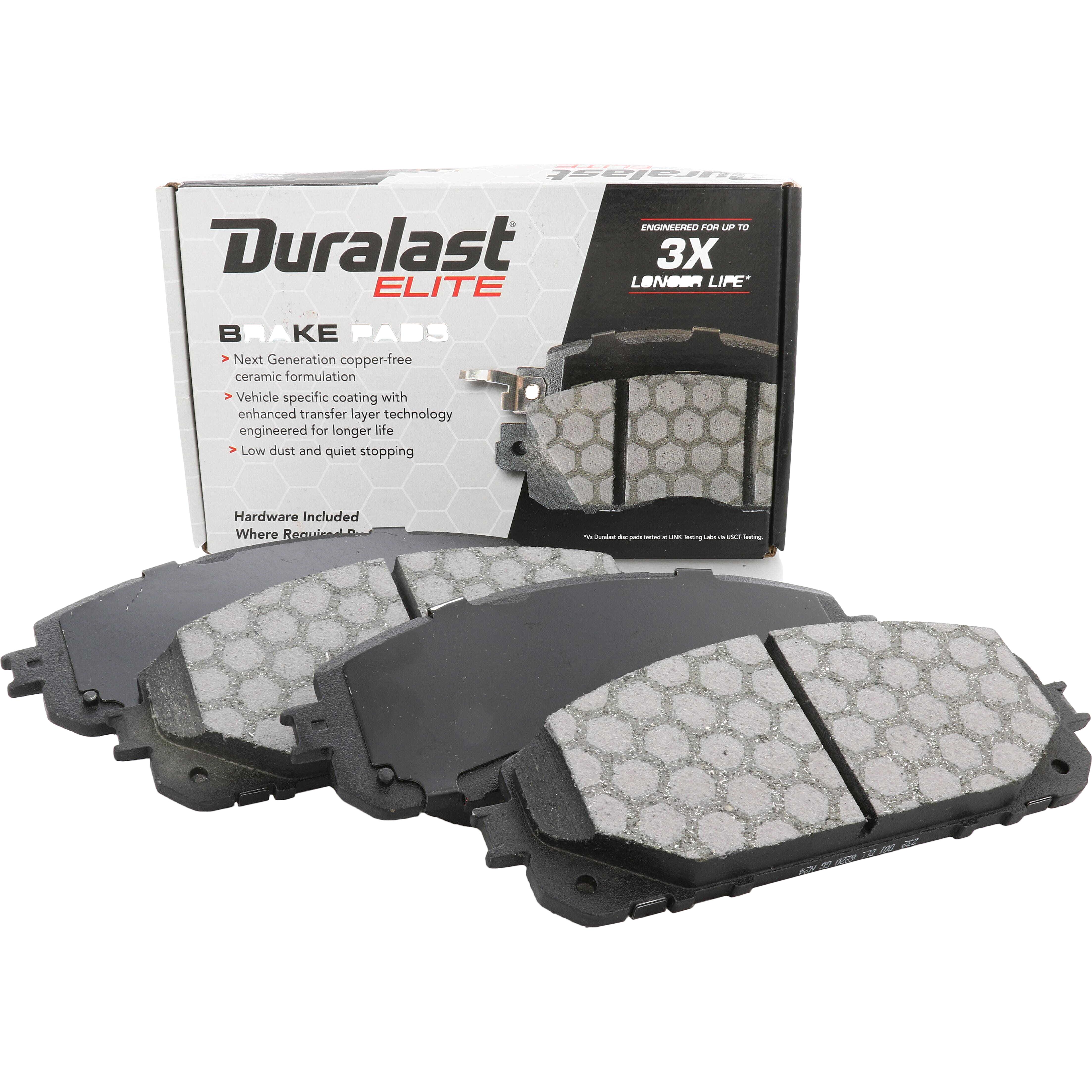 Duralast Elite Ceramic Premium Brake Pads DE1843 | AutoZone