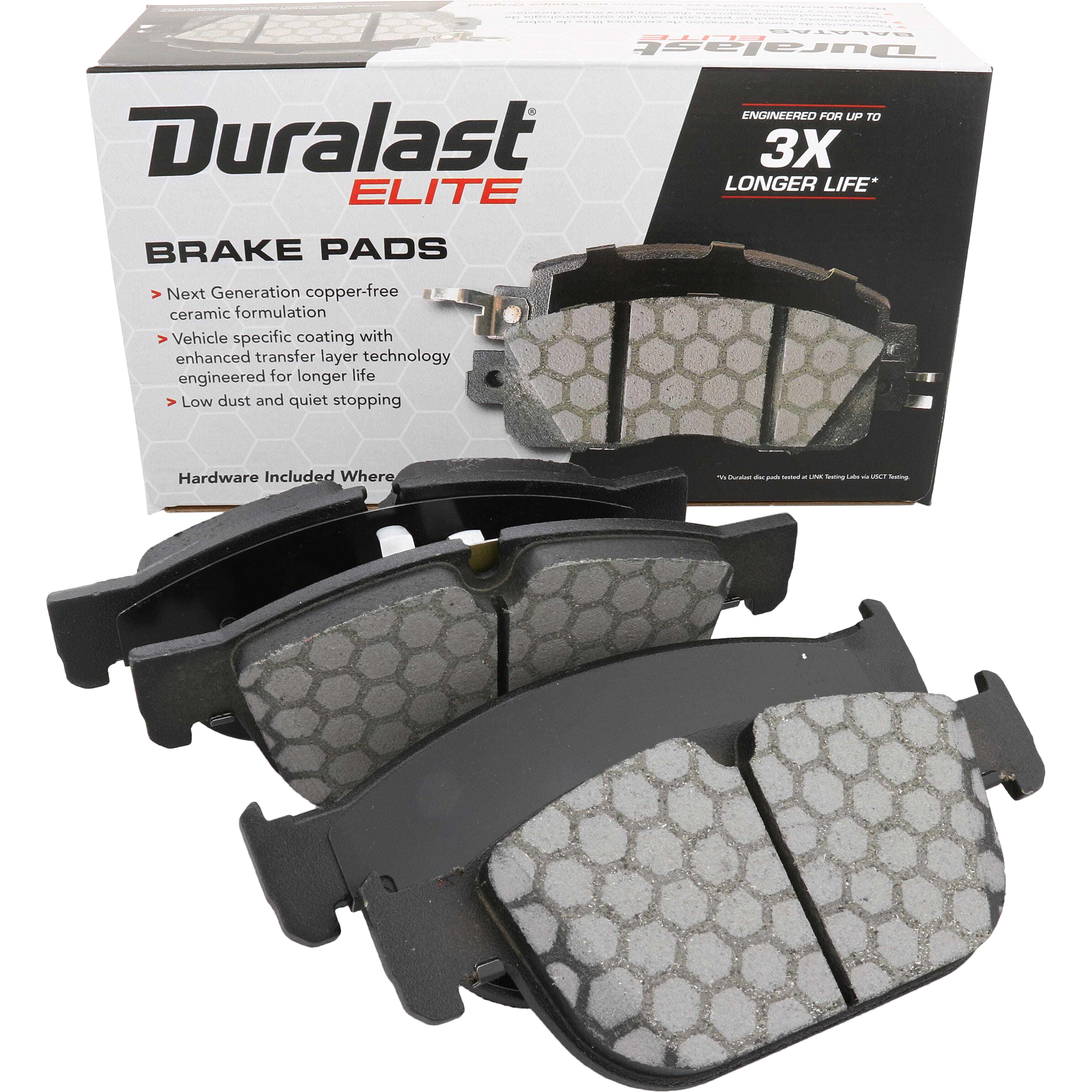 Duralast Elite Ceramic Premium Brake Pads DE1865 | AutoZone