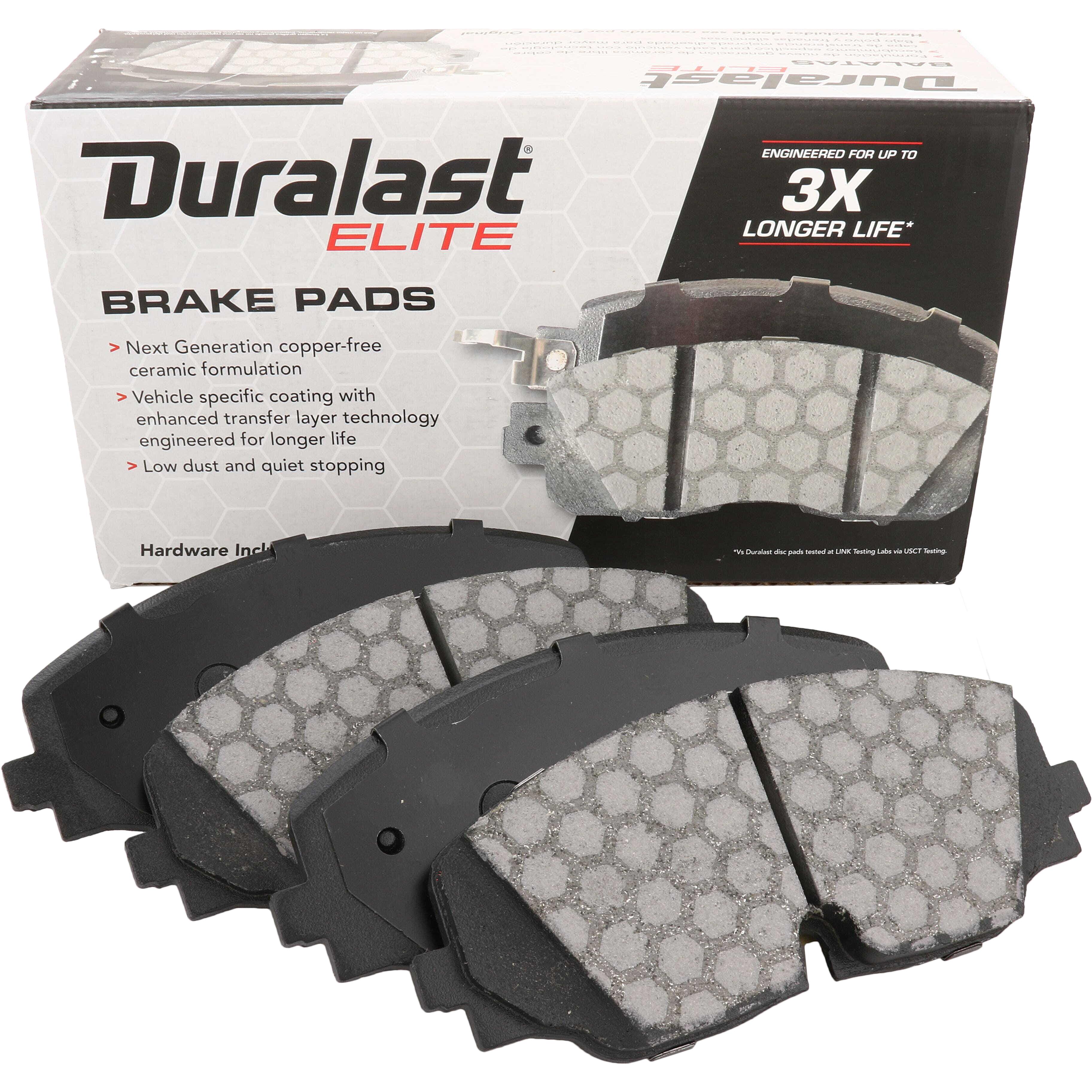 Duralast Elite Ceramic Premium Brake Pads DE2074 | AutoZone