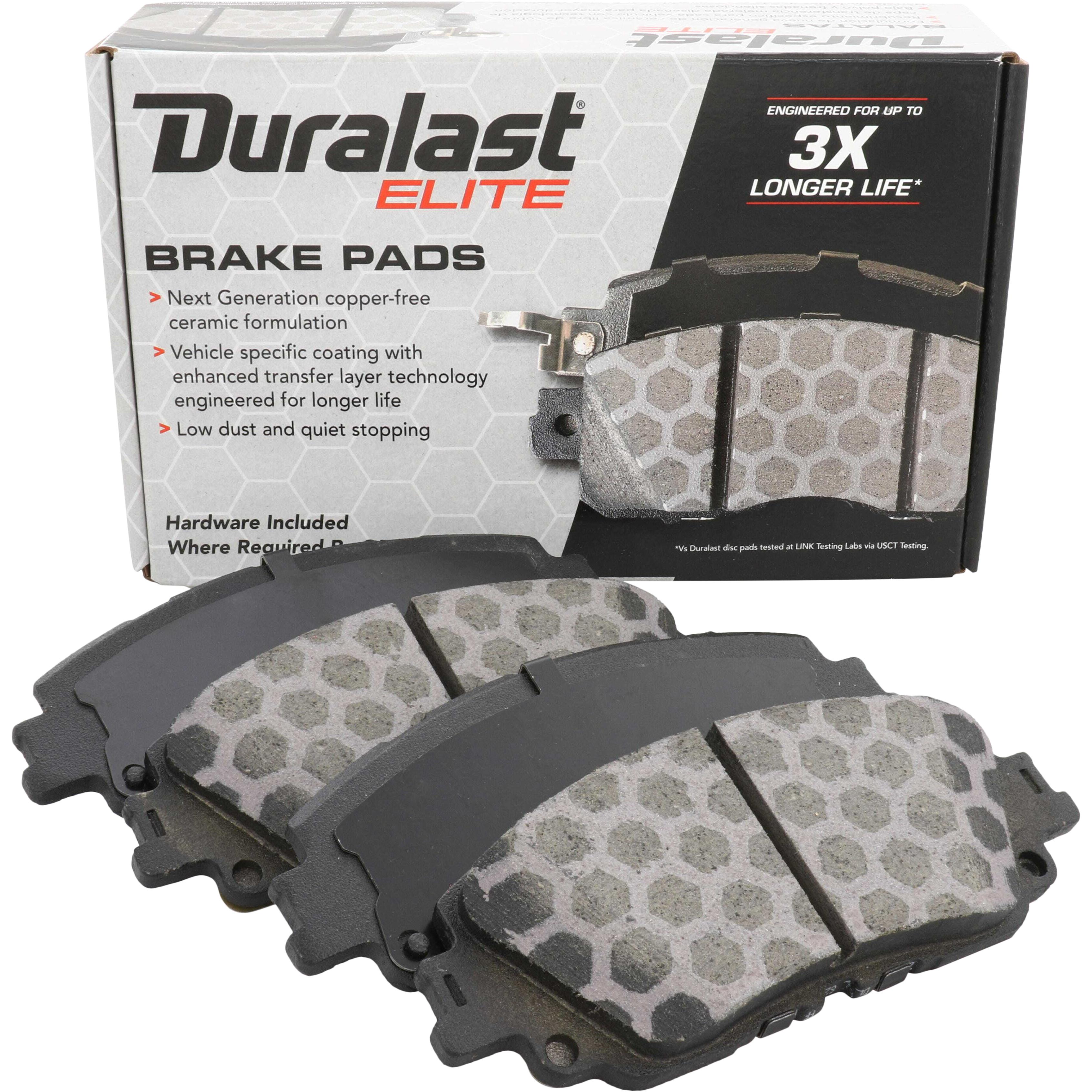 Duralast Elite Ceramic Premium Brake Pads DE2076 | AutoZone