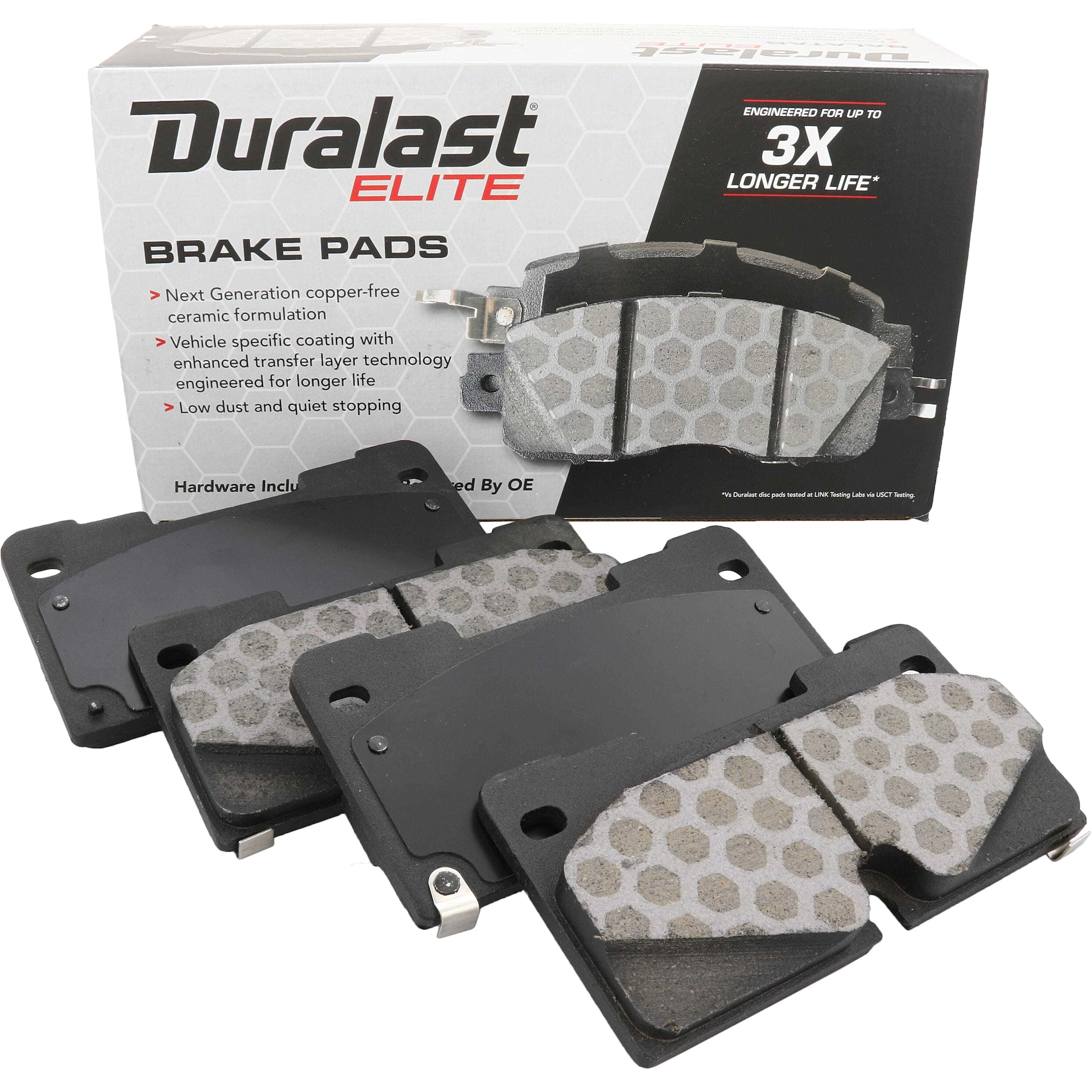 Duralast Elite Ceramic Premium Brake Pads DE2173