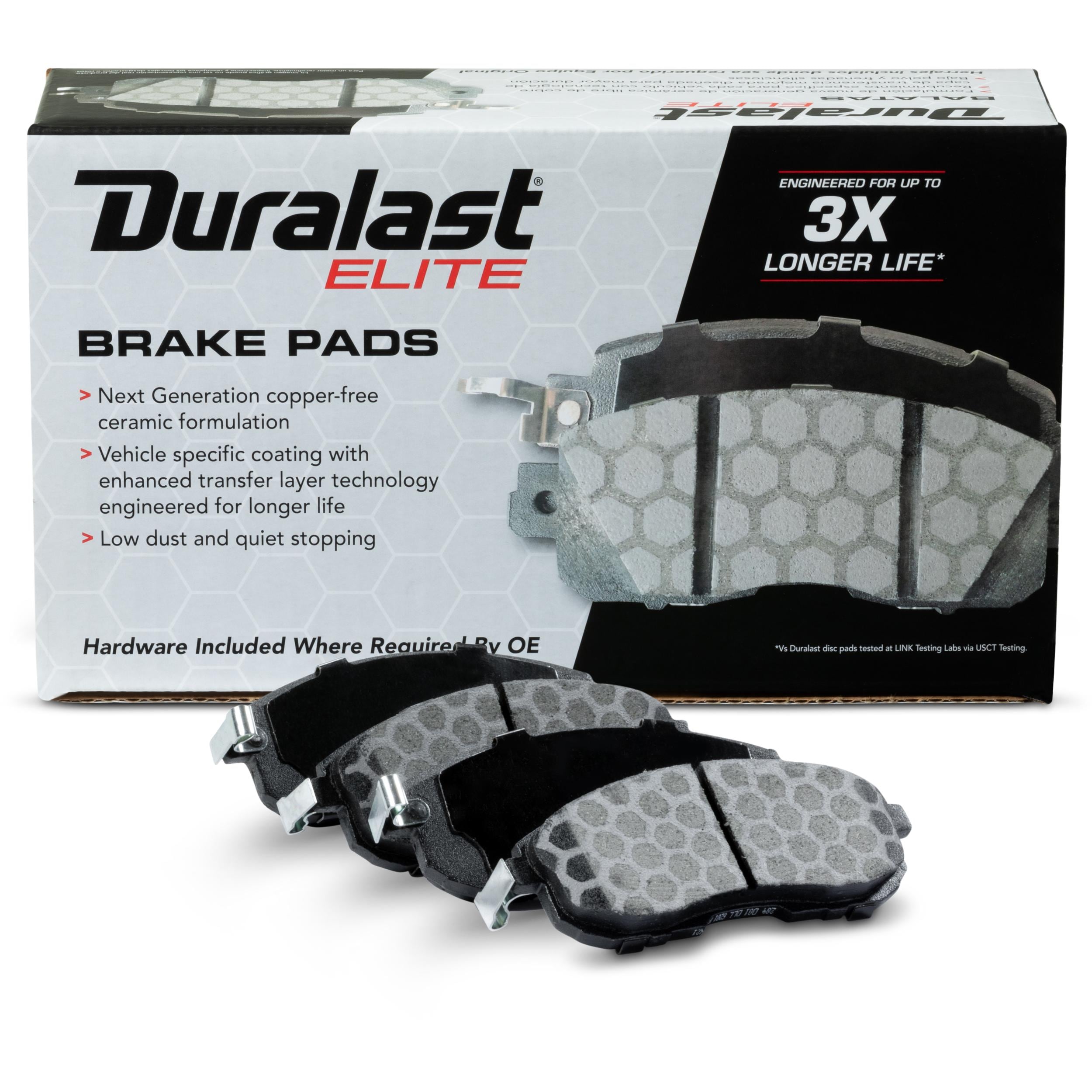 Duralast Elite Ceramic Premium Brake Pads DE815 for Nissan Sentra