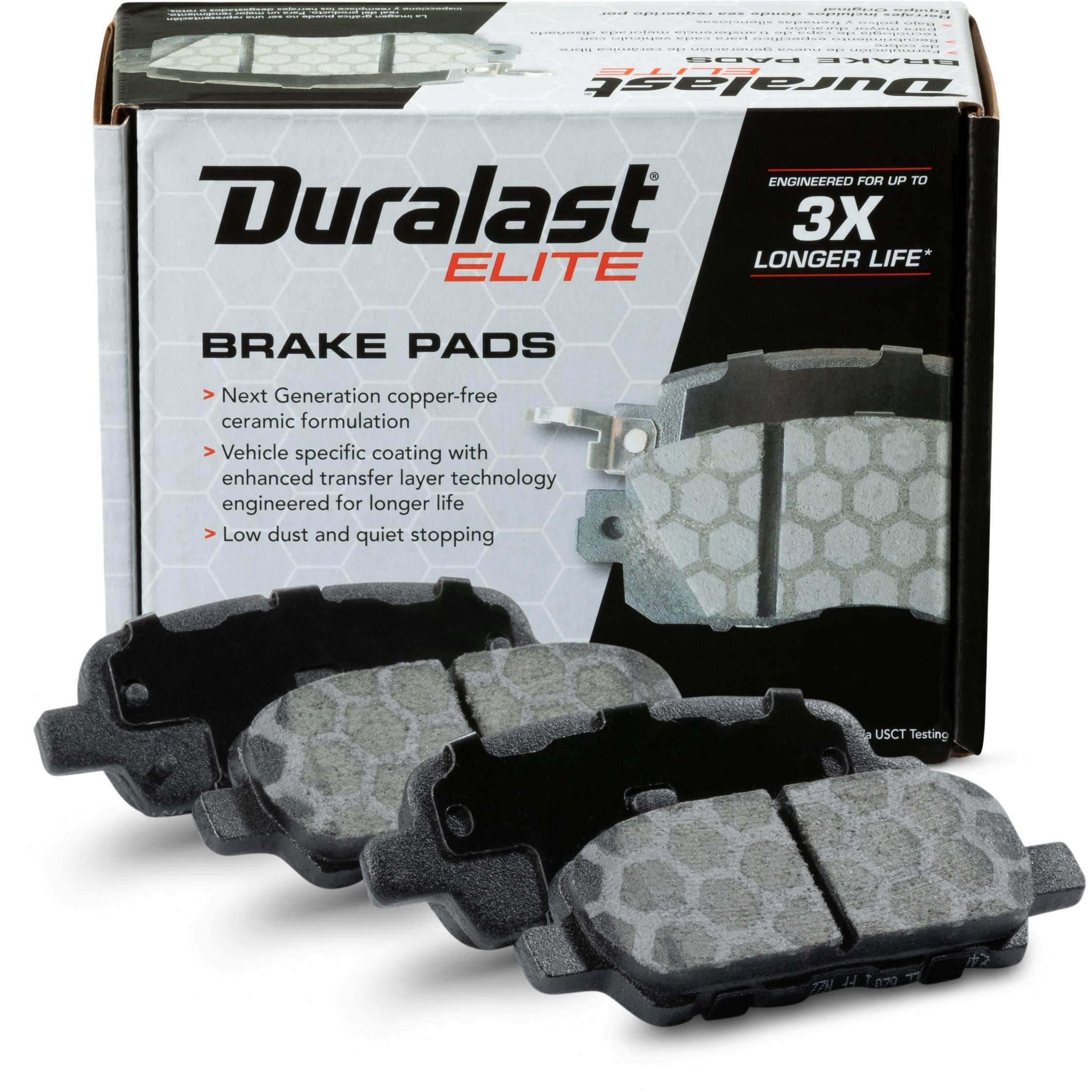Duralast Elite Ceramic Premium Brake Pads DE905 for Nissan Sentra