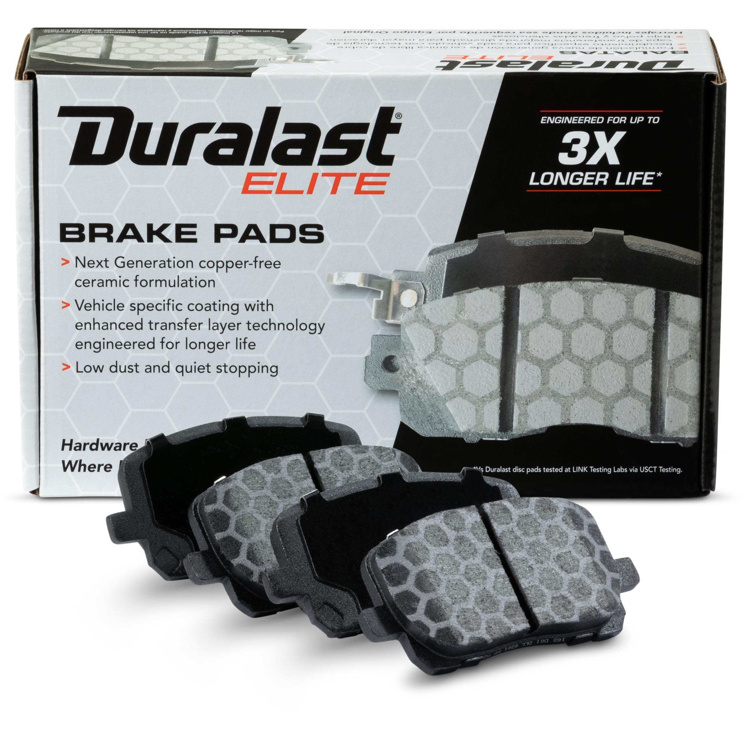 N3692   プレーンレースシェルディッシュ Duralast Elite Ceramic Premium Brake Pads DE923 | AutoZone