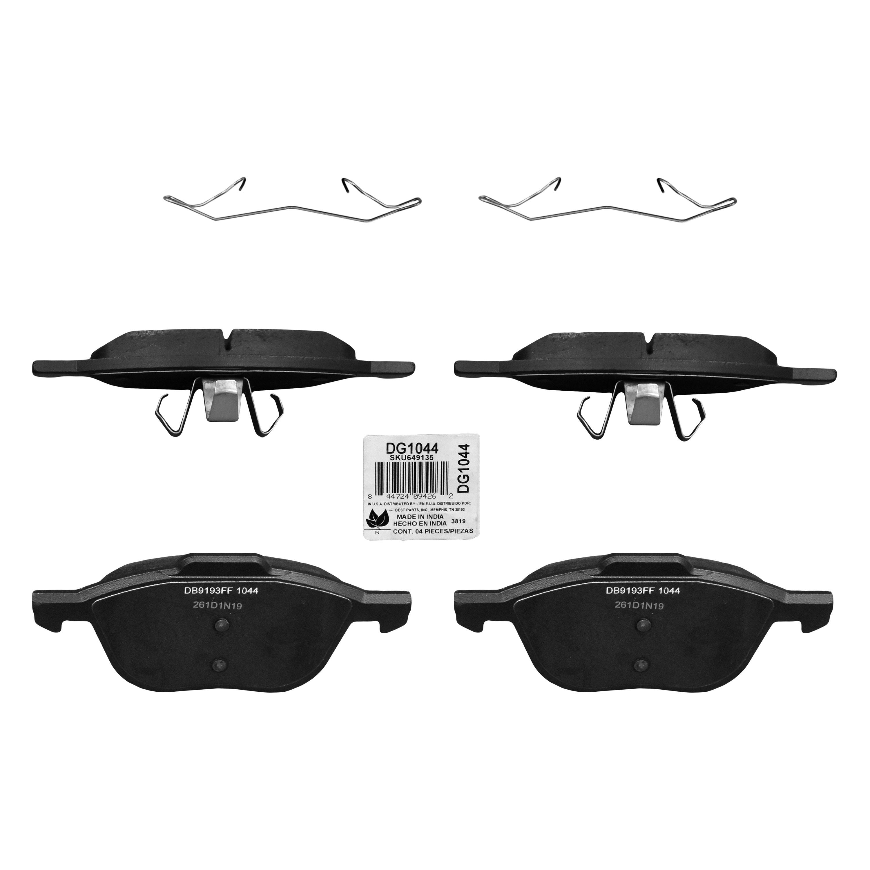 Duralast Gold Ceramic Brake Pads DG1044 | AutoZone