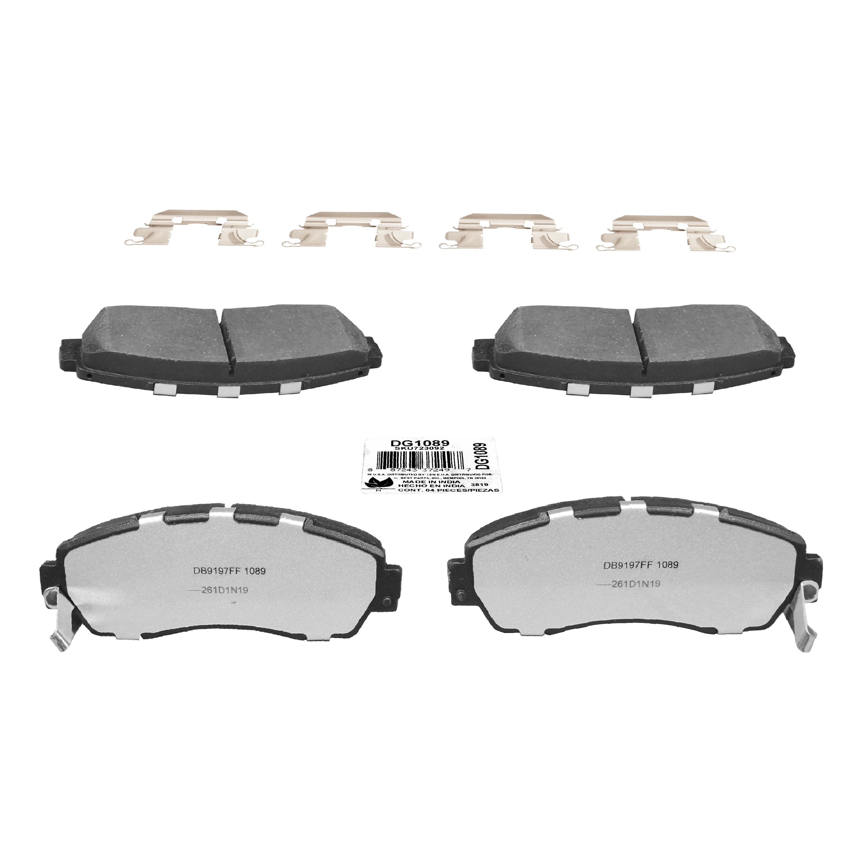 Duralast Gold Ceramic Brake Pads DG1089 | AutoZone