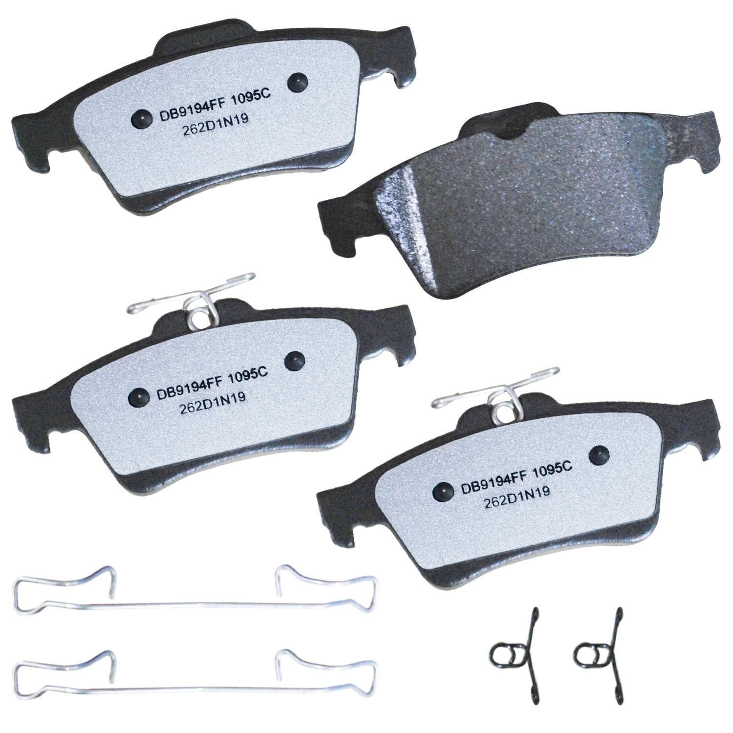 Duralast Gold Ceramic Brake Pads DG1095C for International 4200LP