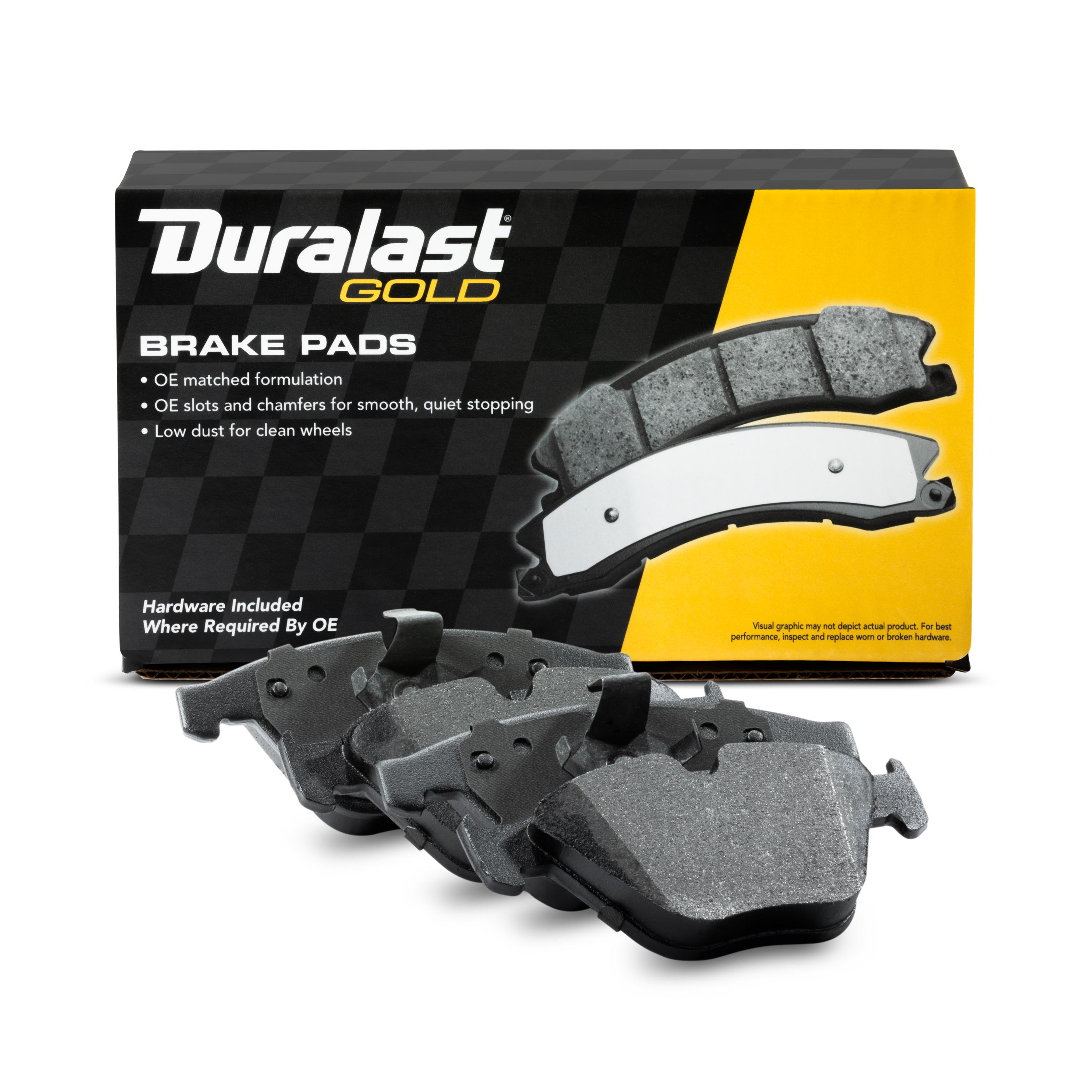 Duralast Gold Semi-Metallic Disc Brake Pad Set DG1260B | AutoZone