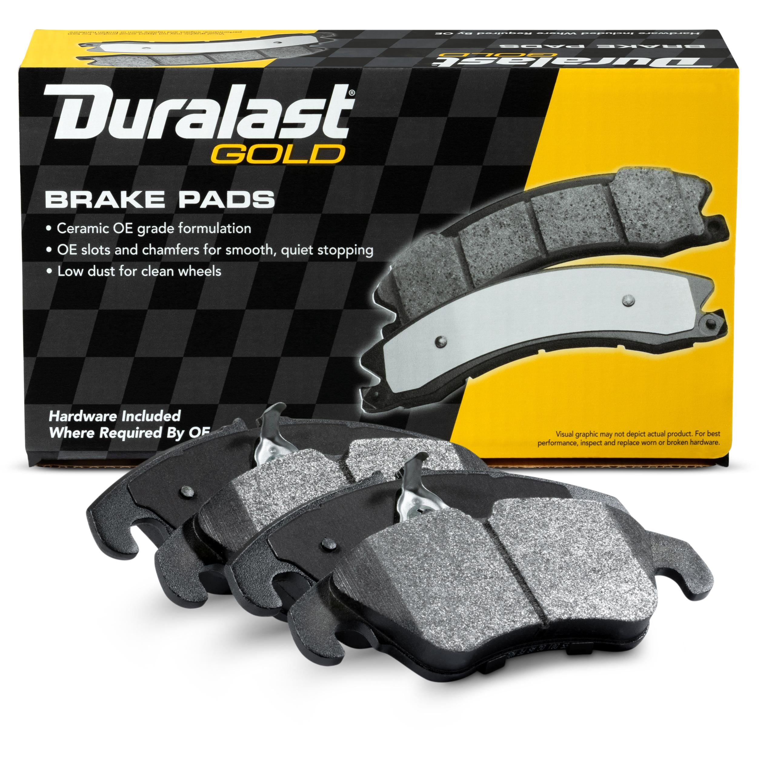 Duralast Gold Semi-Metallic Disc Brake Pad Set DG1322 | AutoZone