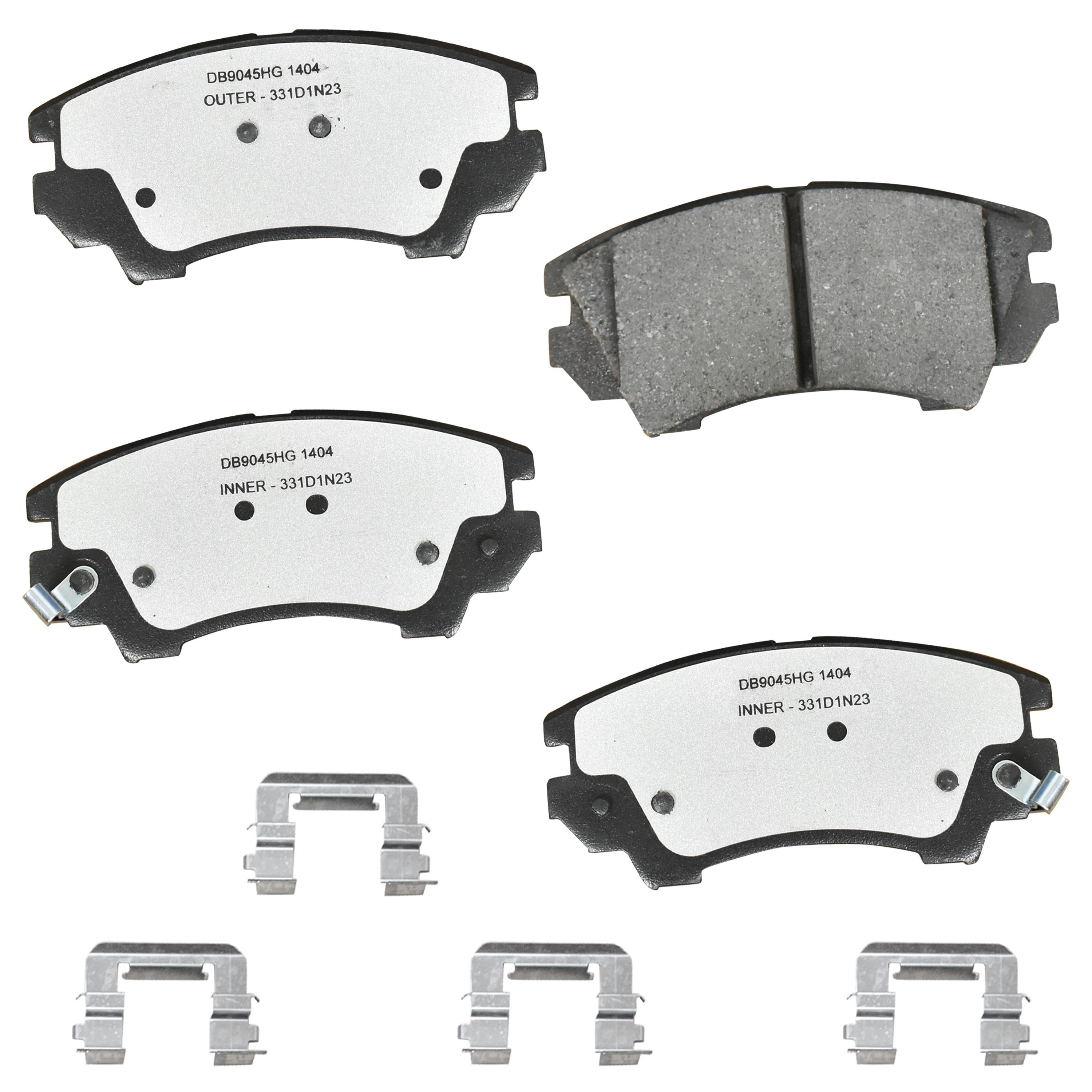 Duralast Gold Ceramic Premium Brake Pads DG1404 | AutoZone