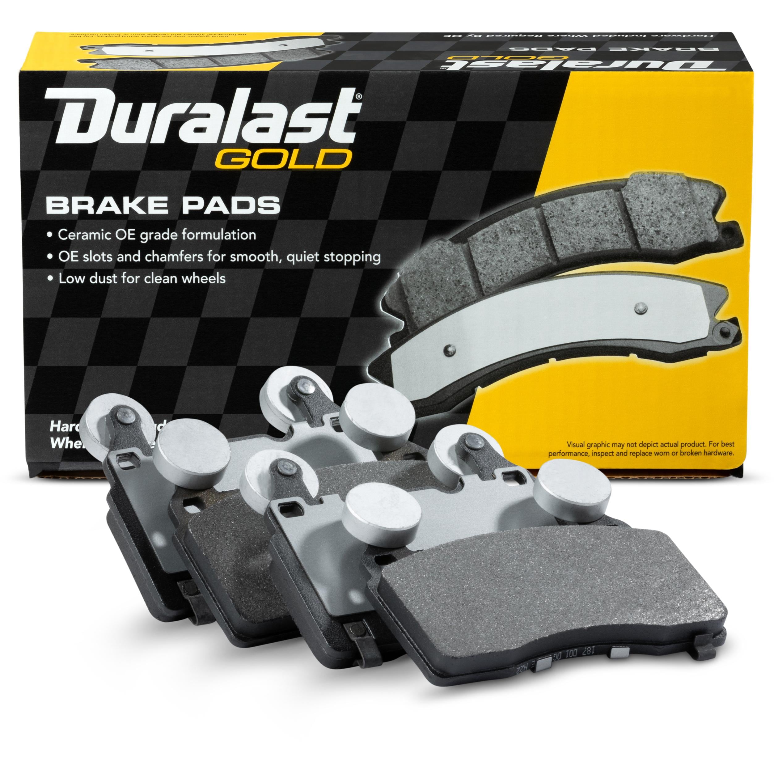 Duralast Gold Semi-Metallic Disc Brake Pad Set DG1474 | AutoZone