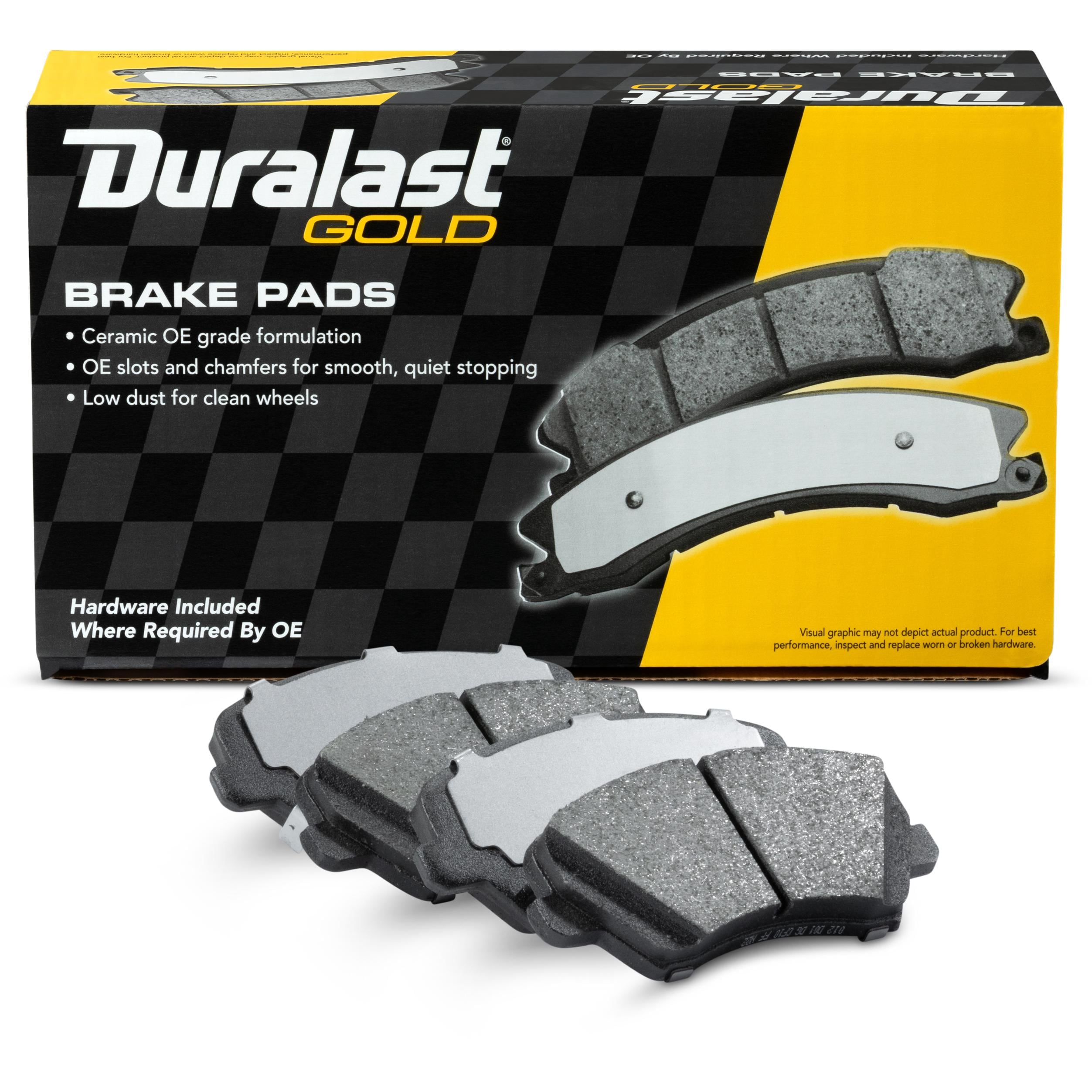 Duralast Gold Ceramic Brake Pads DG1595 | AutoZone
