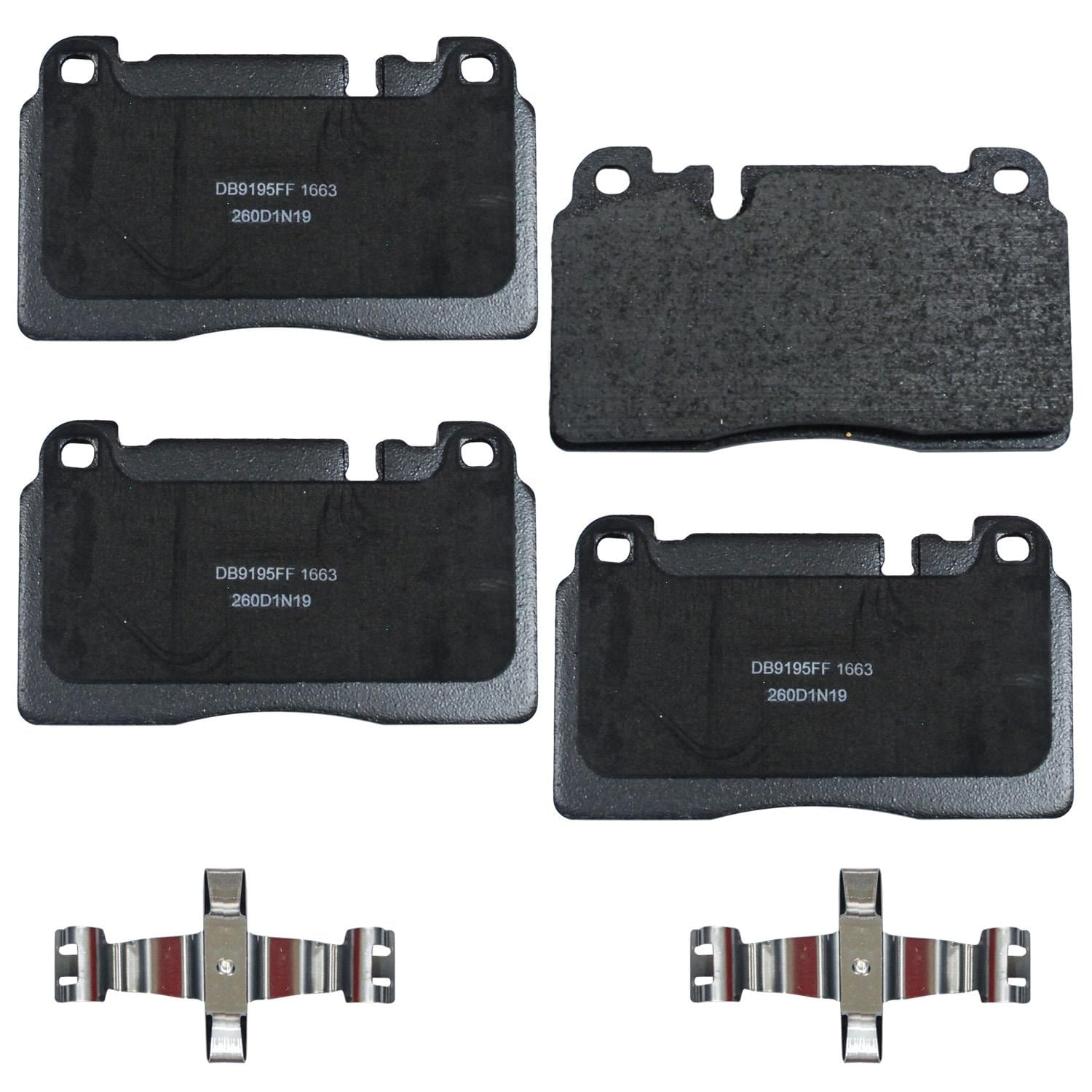 Duralast Gold Ceramic Premium Brake Pads DG1663 | AutoZone