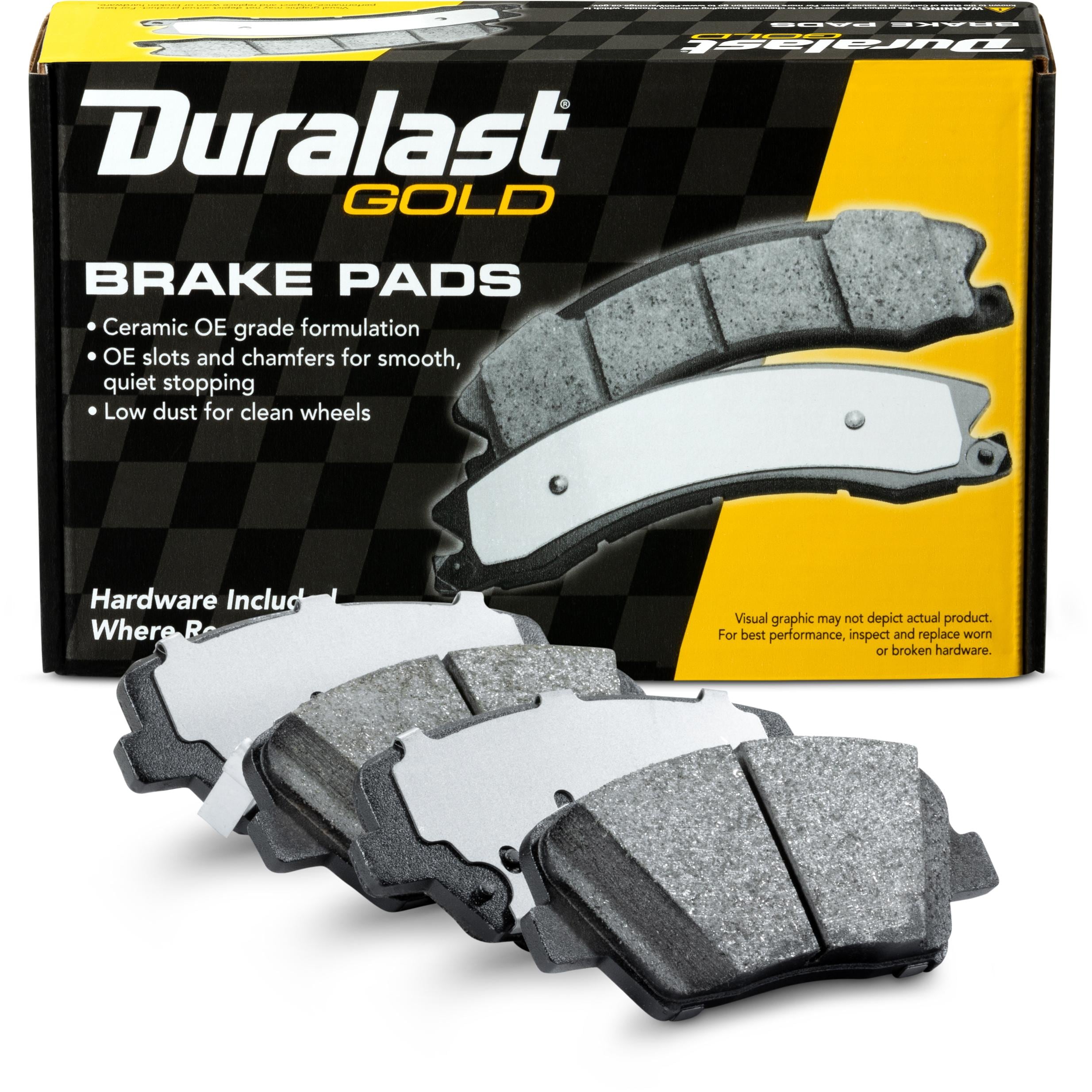 Duralast Gold Ceramic Premium Brake Pads DG1687 | AutoZone