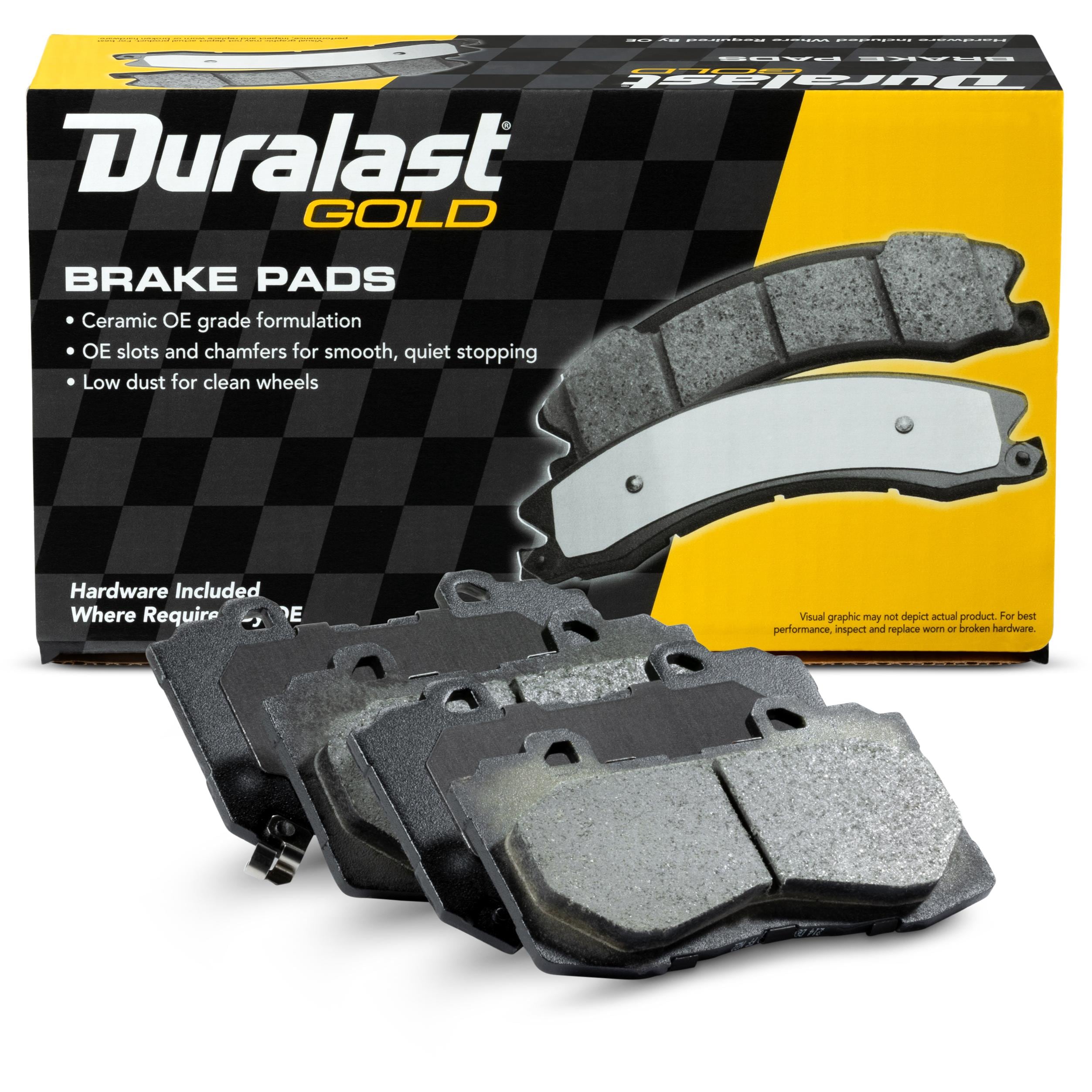 Duralast Gold Ceramic Brake Pads DG1802 | AutoZone