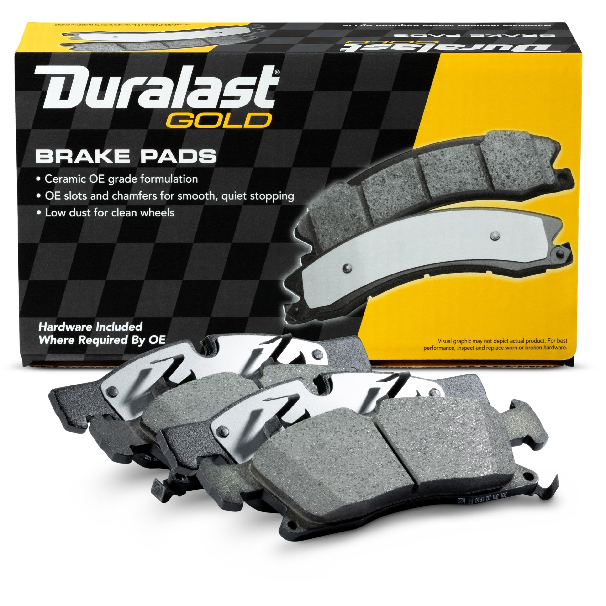 Duralast Gold Ceramic Premium Brake Pads DG1904 | AutoZone