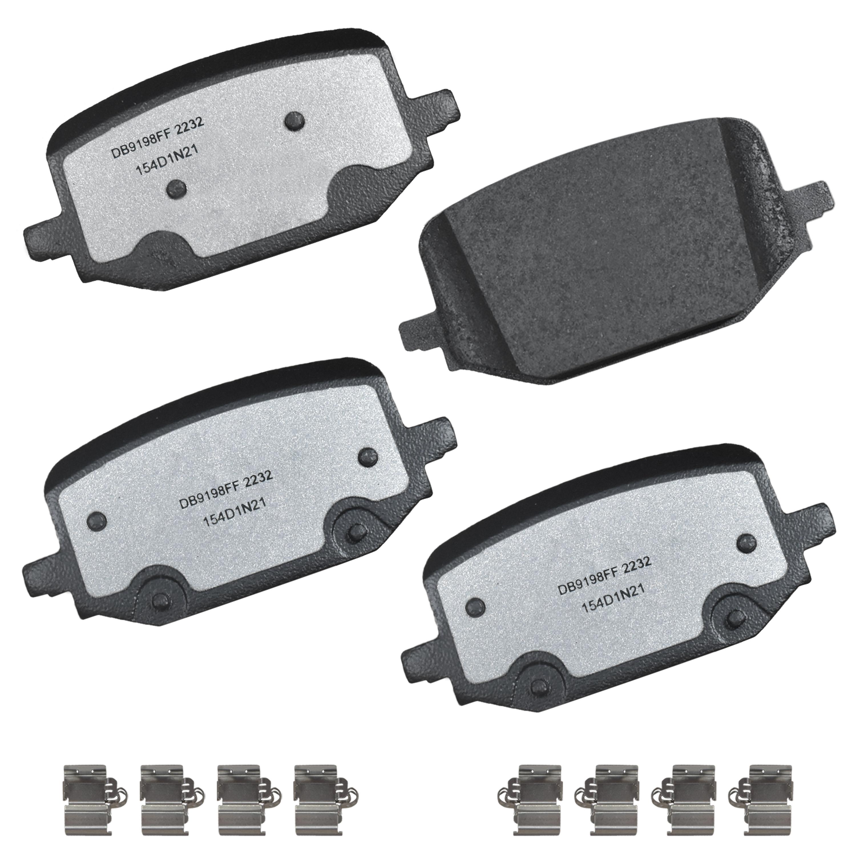 Duralast Gold Ceramic Premium Brake Pads DG2232 | AutoZone