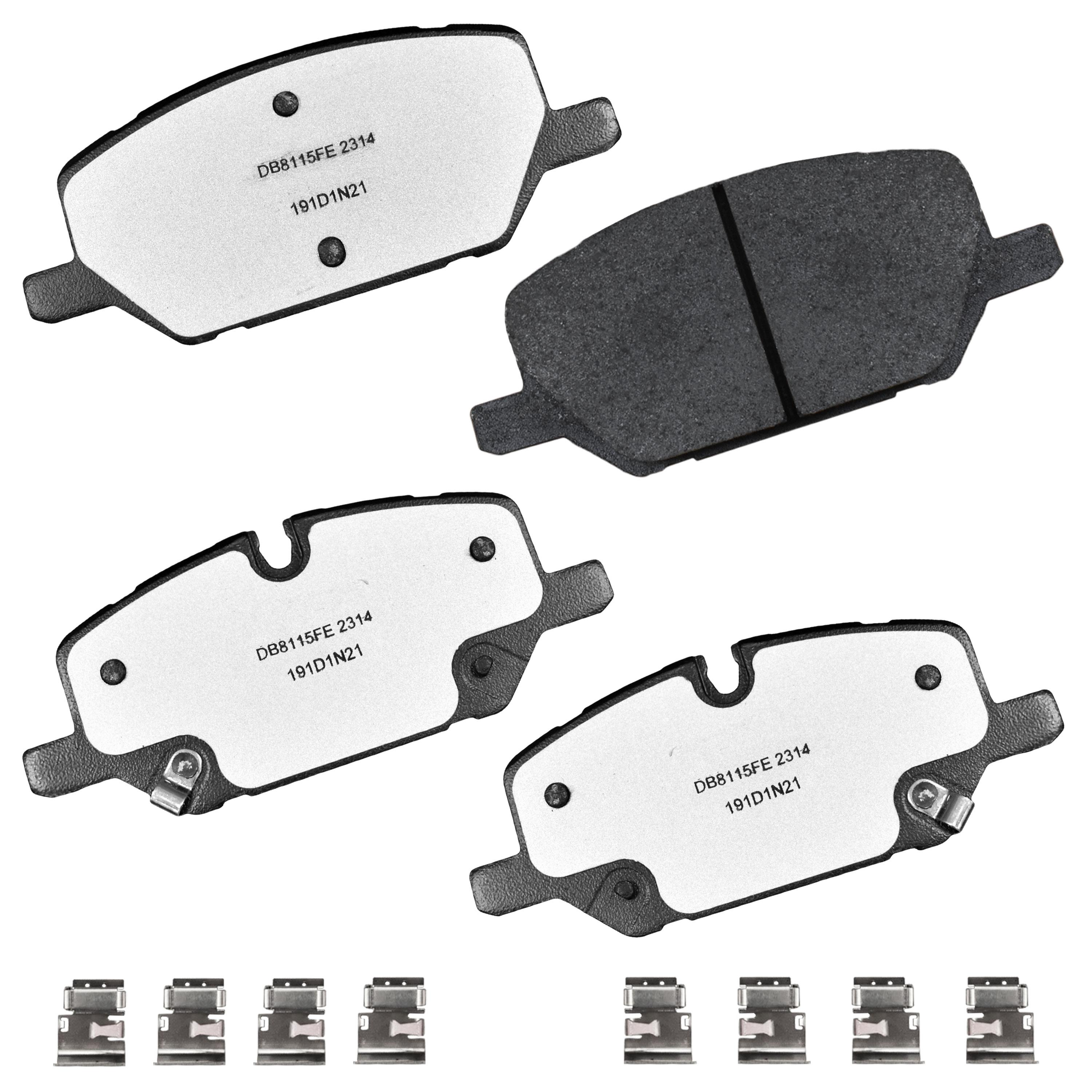 Duralast Gold Ceramic Premium Brake Pads DG2314 | AutoZone