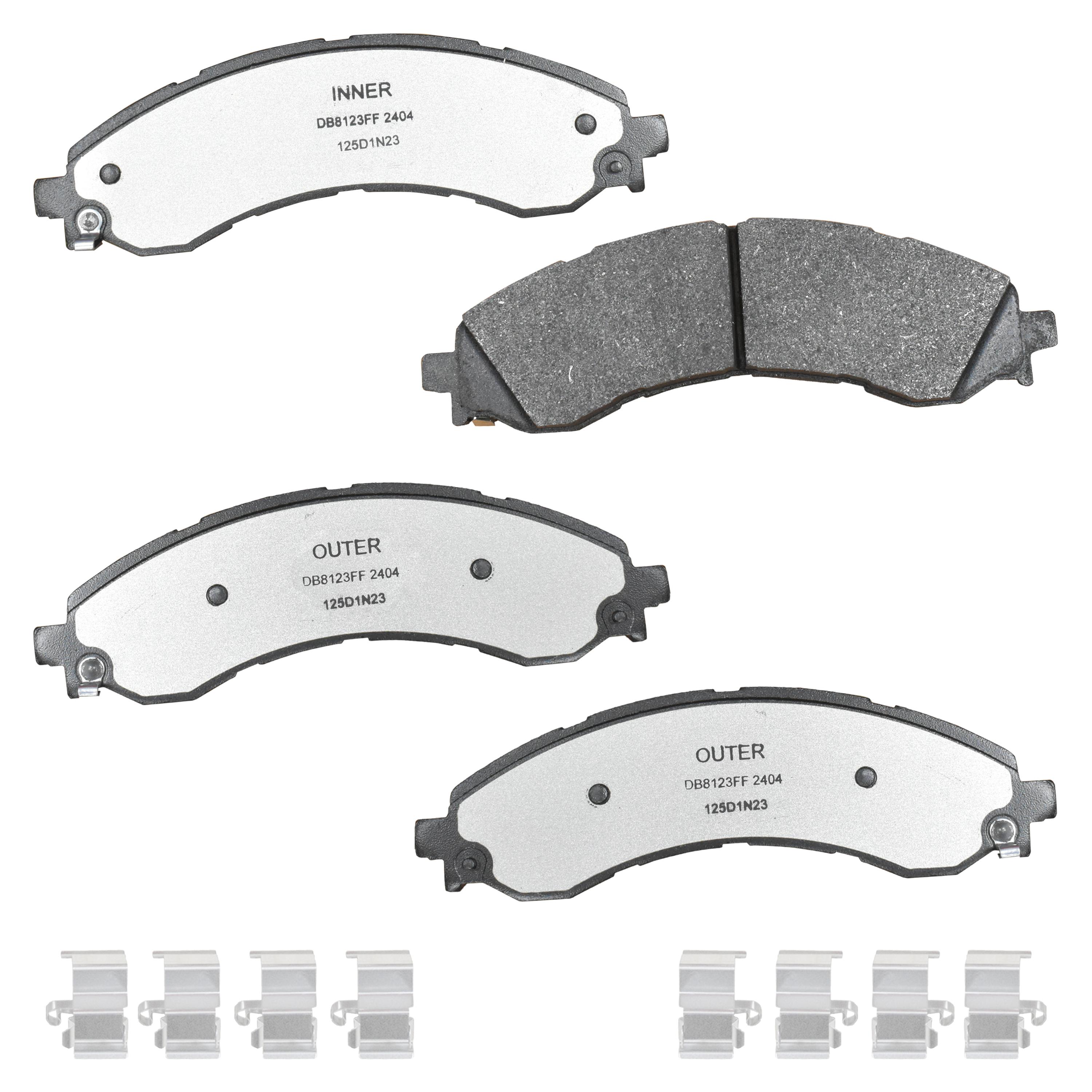 Duralast Gold Semi-metallic Brake Pads DG2404 | AutoZone