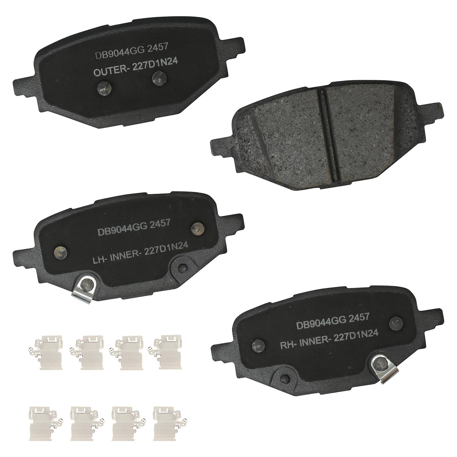 Duralast Gold Ceramic Disc Brake Pad Set DG2457 | AutoZone